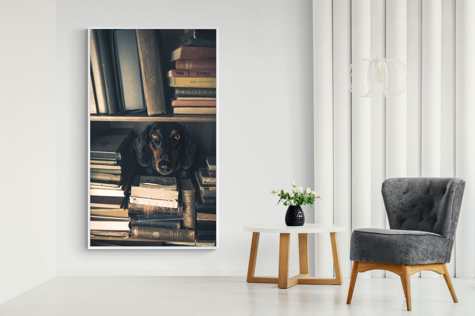 Pixalot Hound Among Books