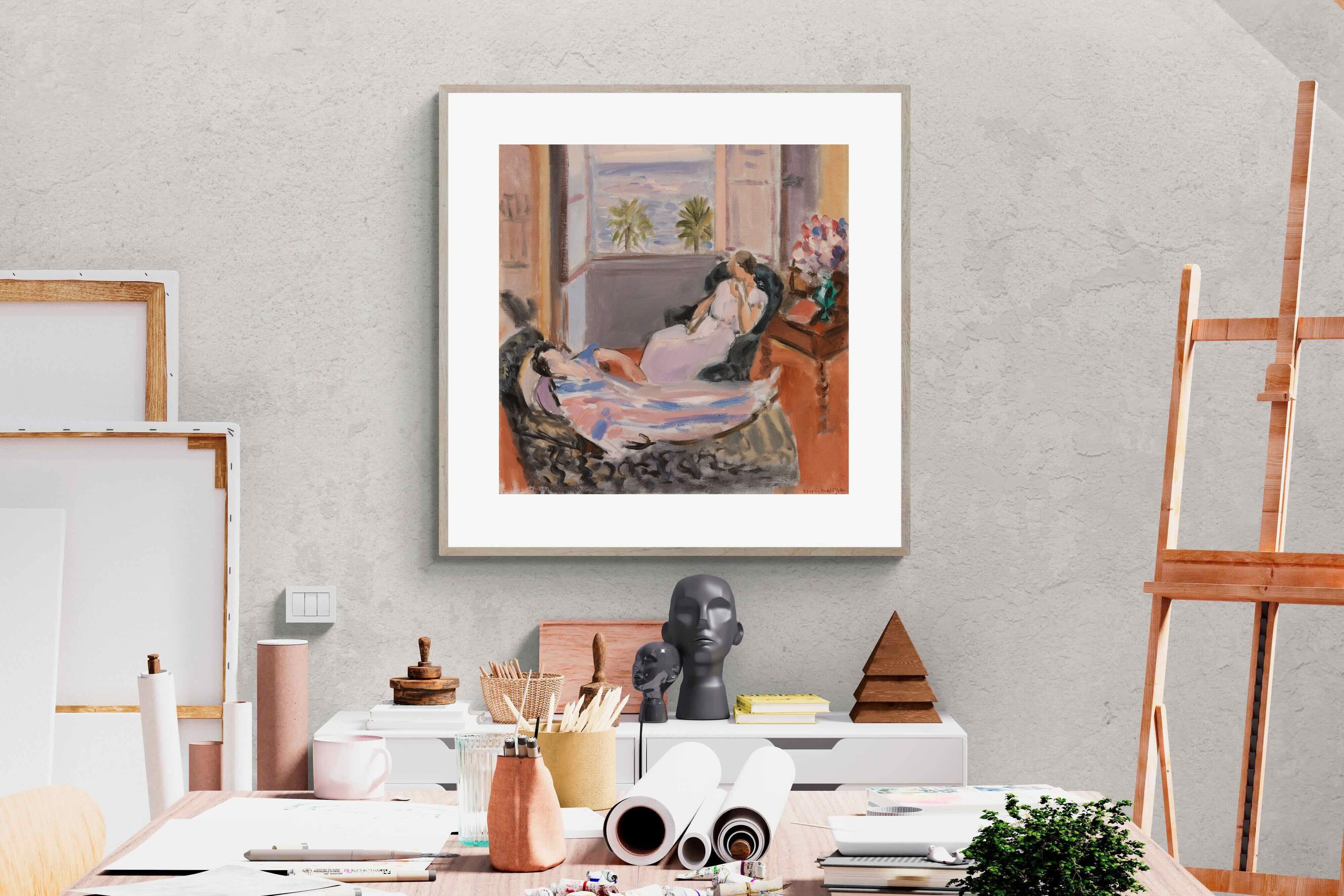 Pixalot Interior with Two Figures