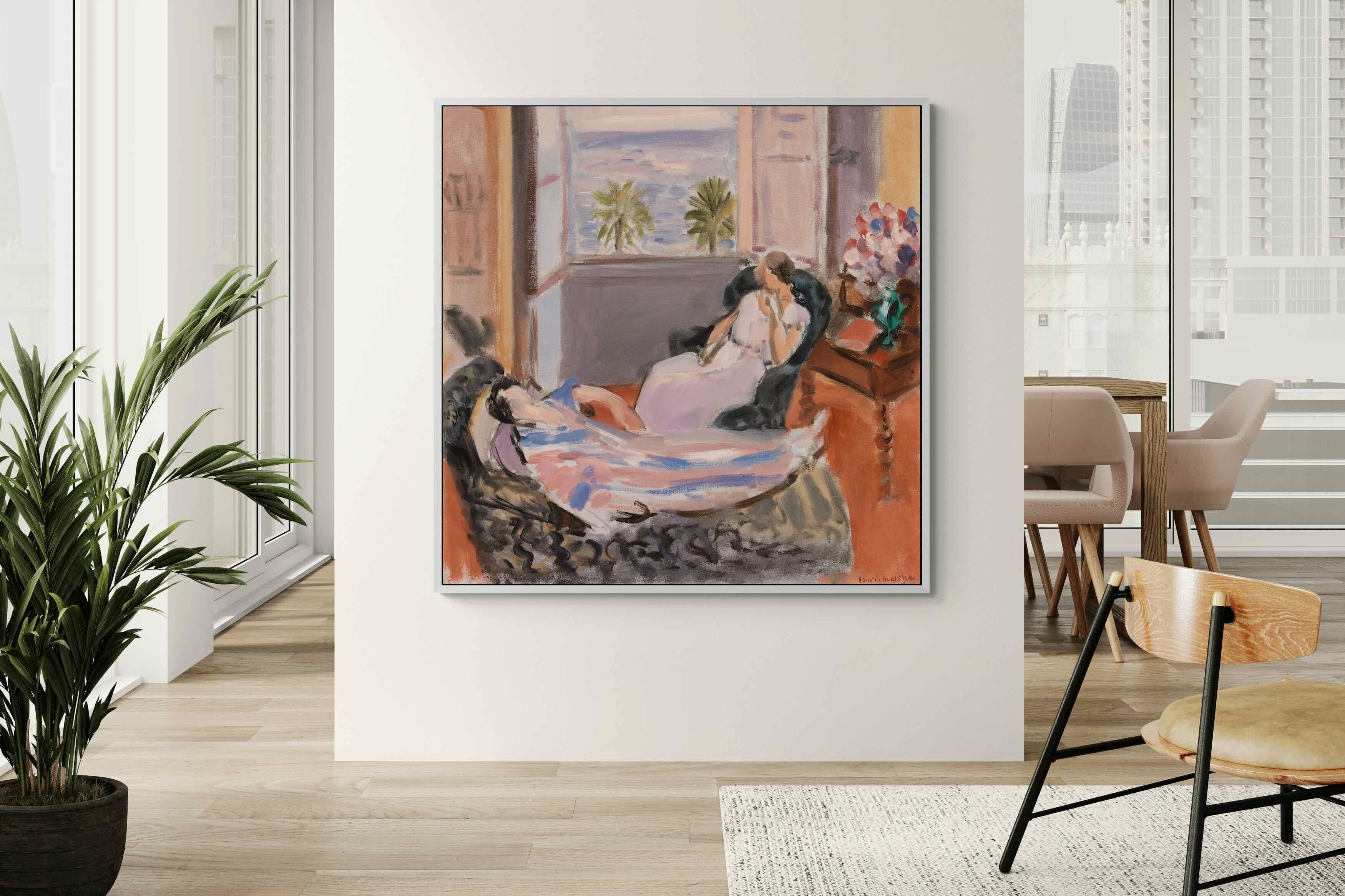 Pixalot Interior with Two Figures