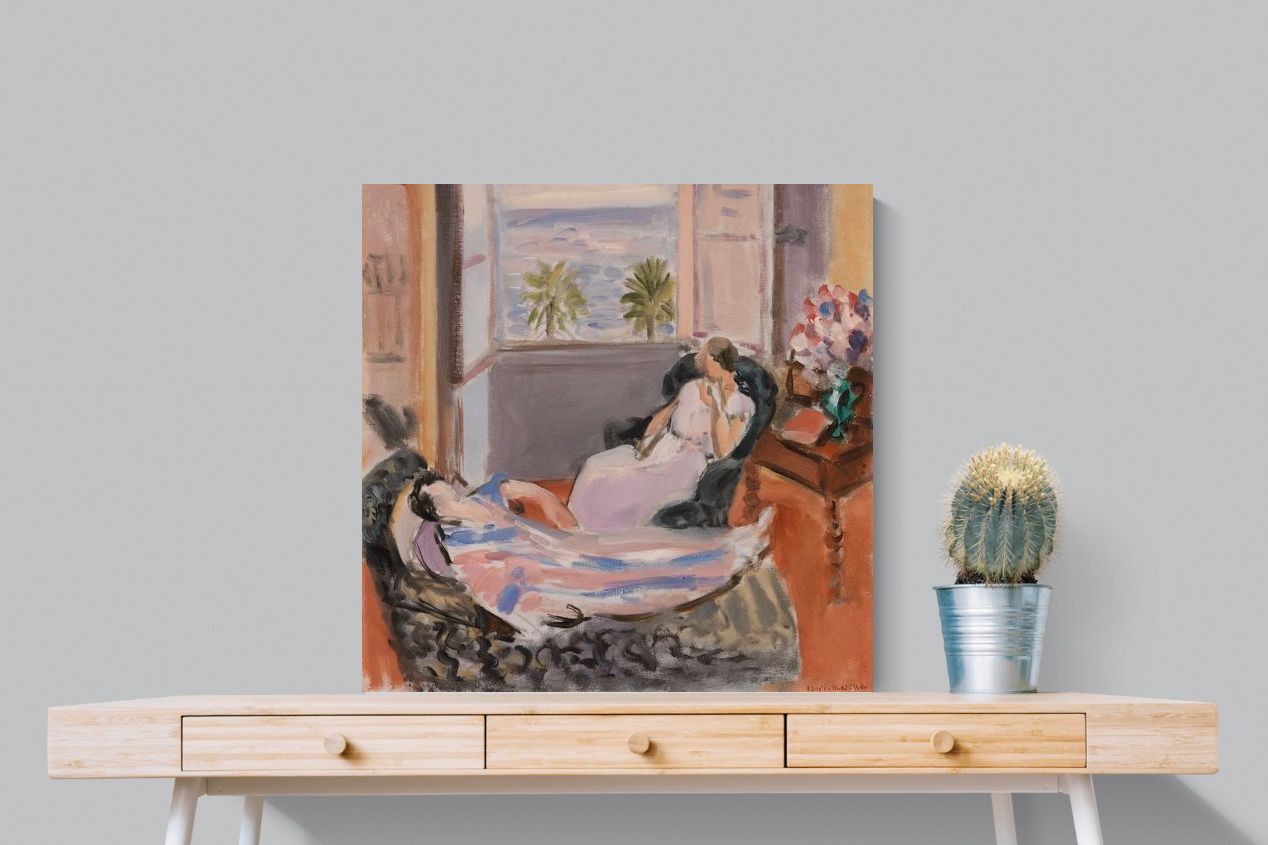 Pixalot Interior with Two Figures