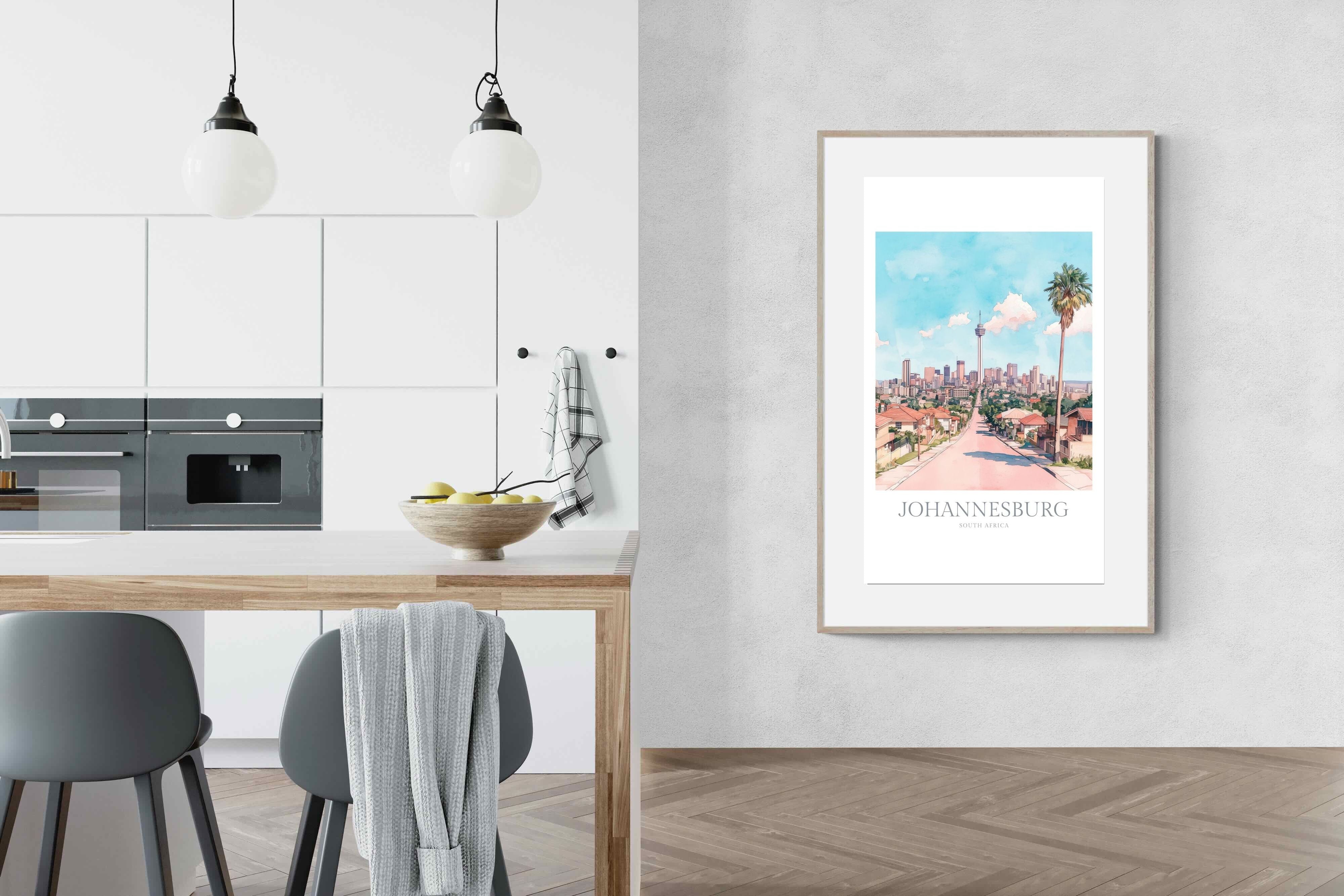 Pixalot Johannesburg Watercolour