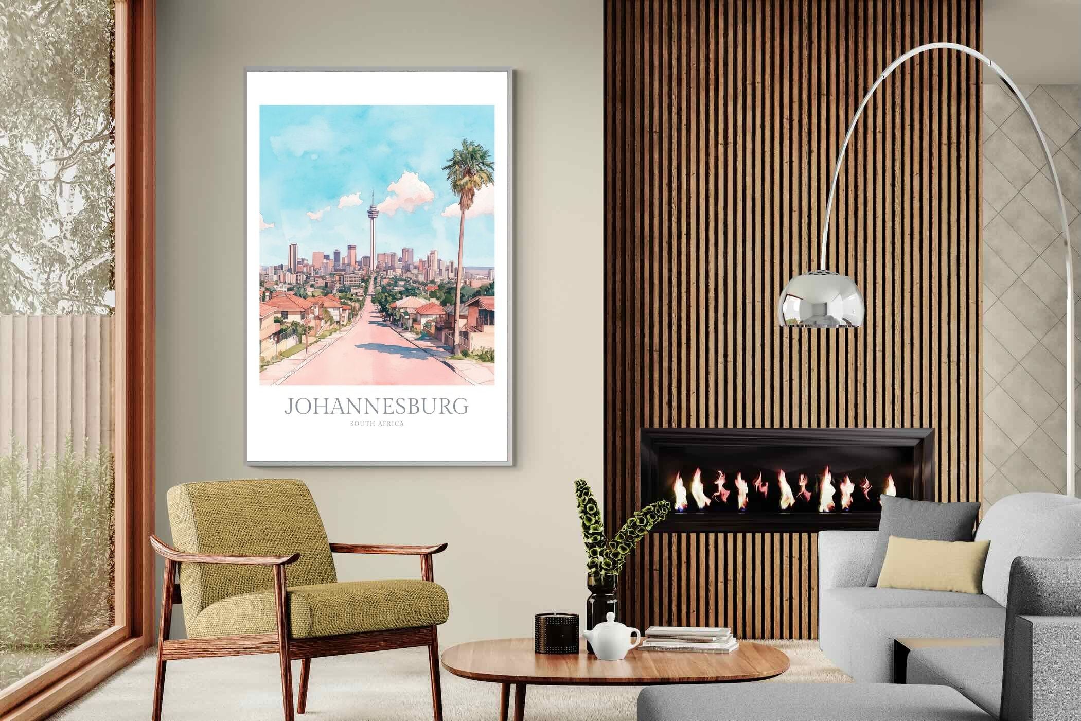 Pixalot Johannesburg Watercolour