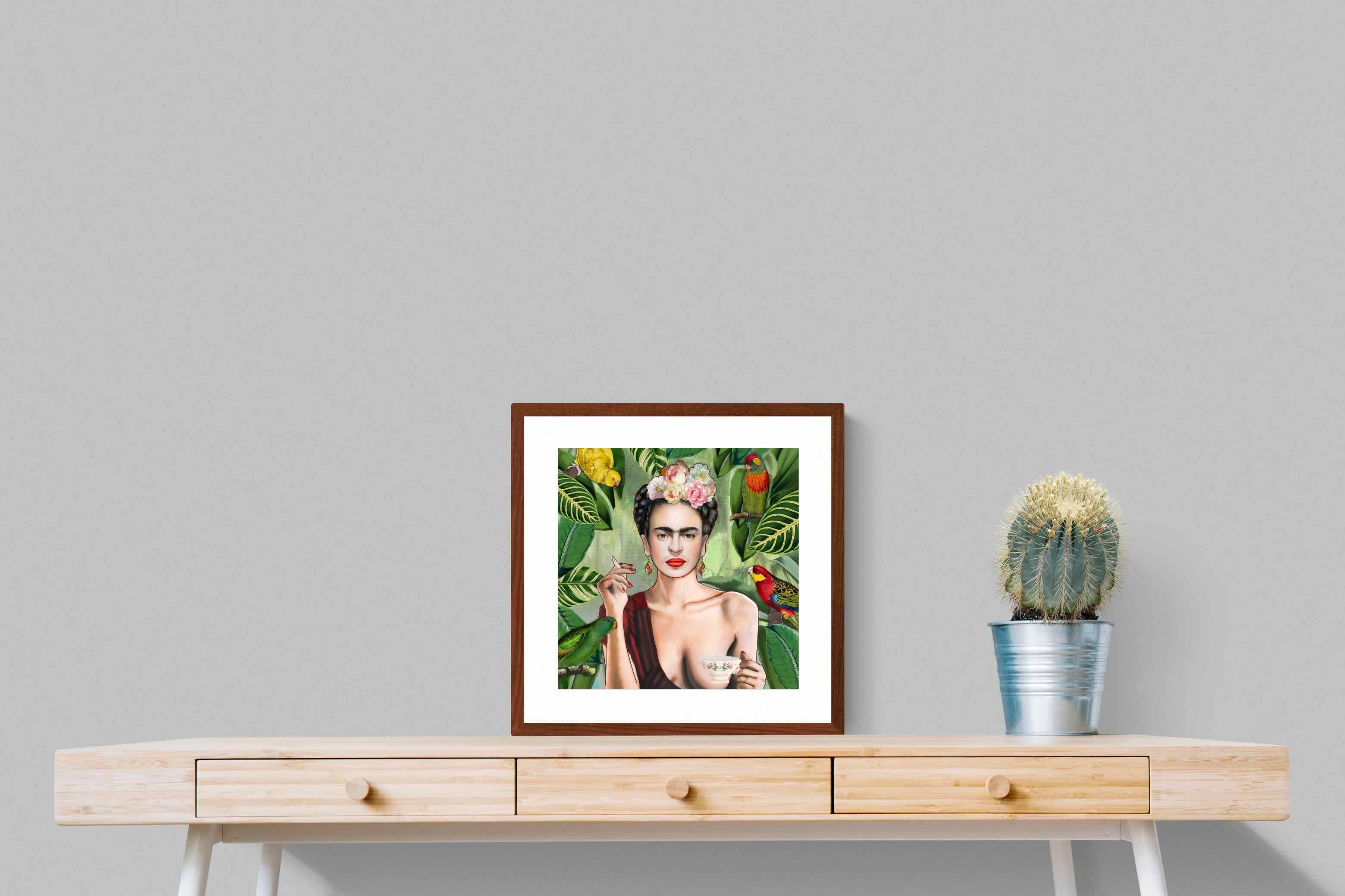 Pixalot Kahlo Tea & Parrots