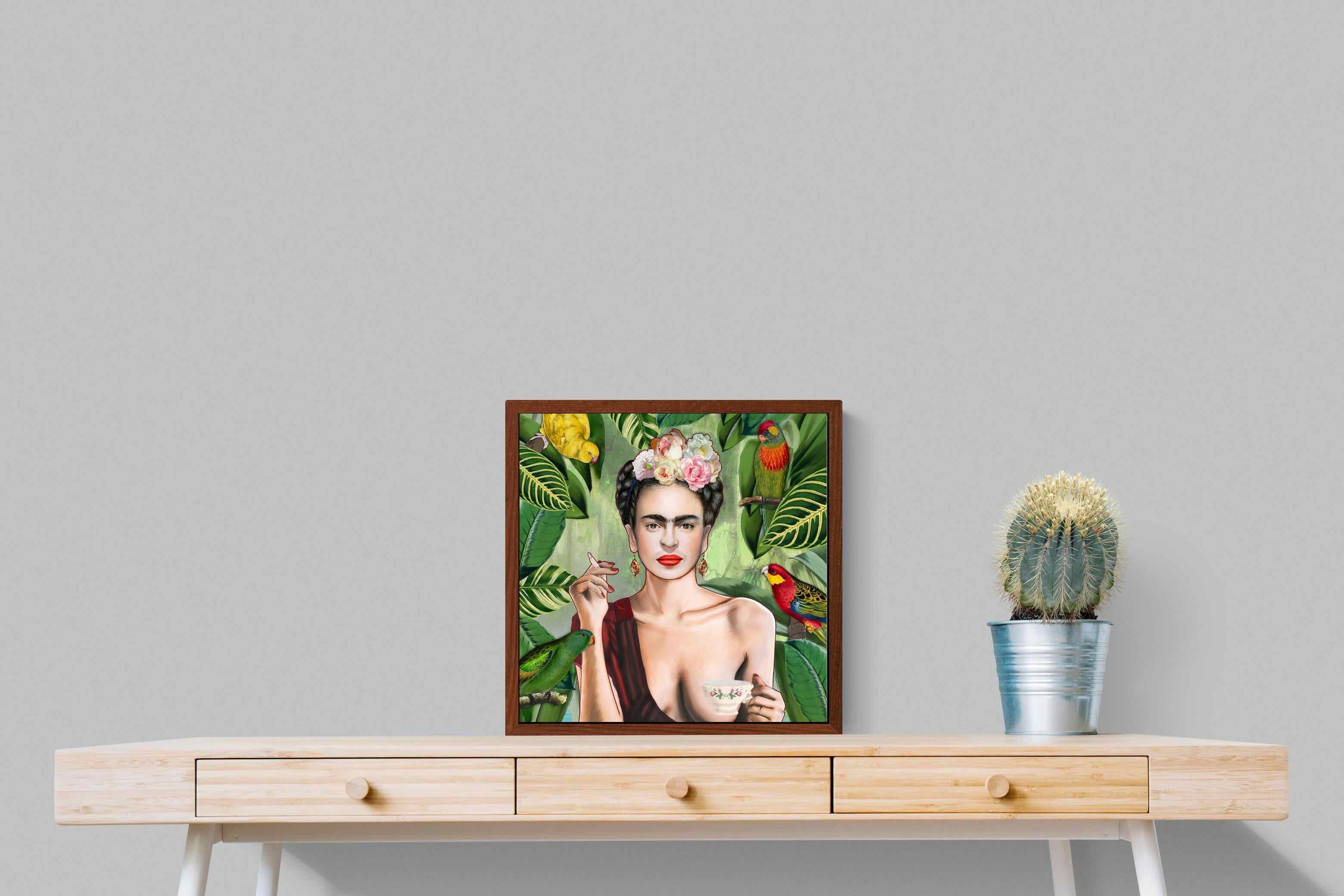 Pixalot Kahlo Tea & Parrots