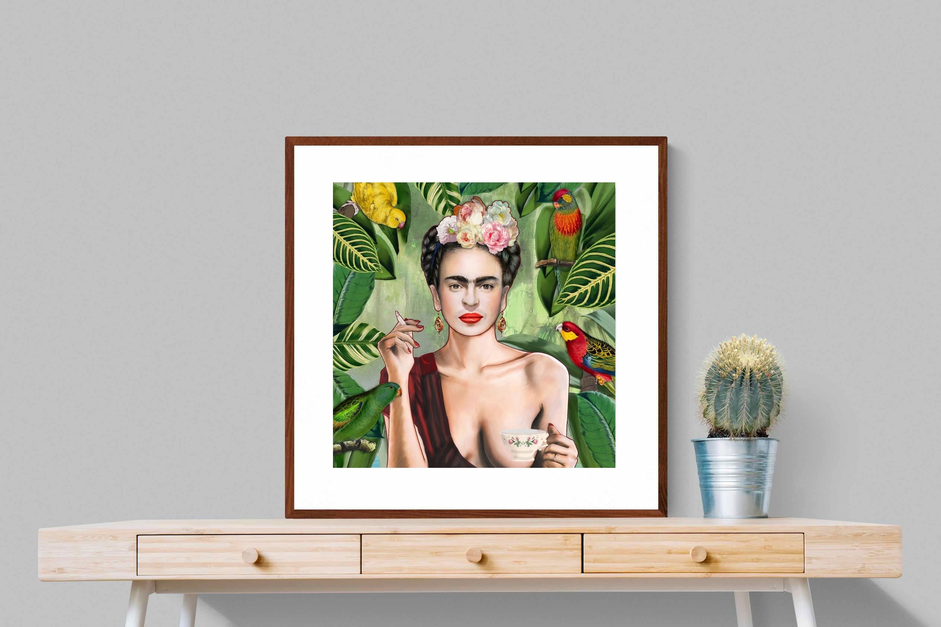 Pixalot Kahlo Tea & Parrots