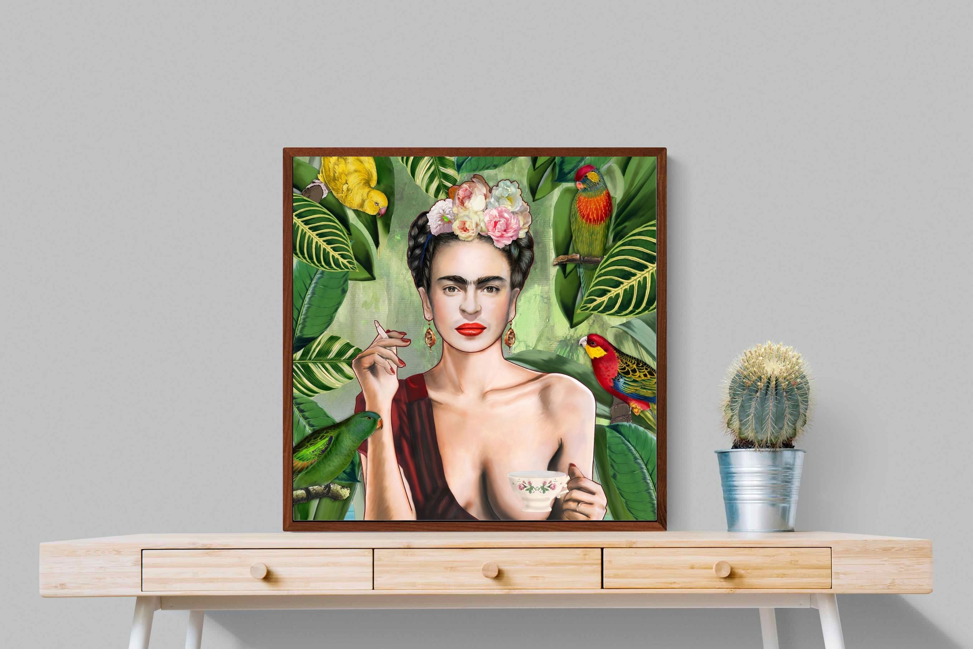 Pixalot Kahlo Tea & Parrots