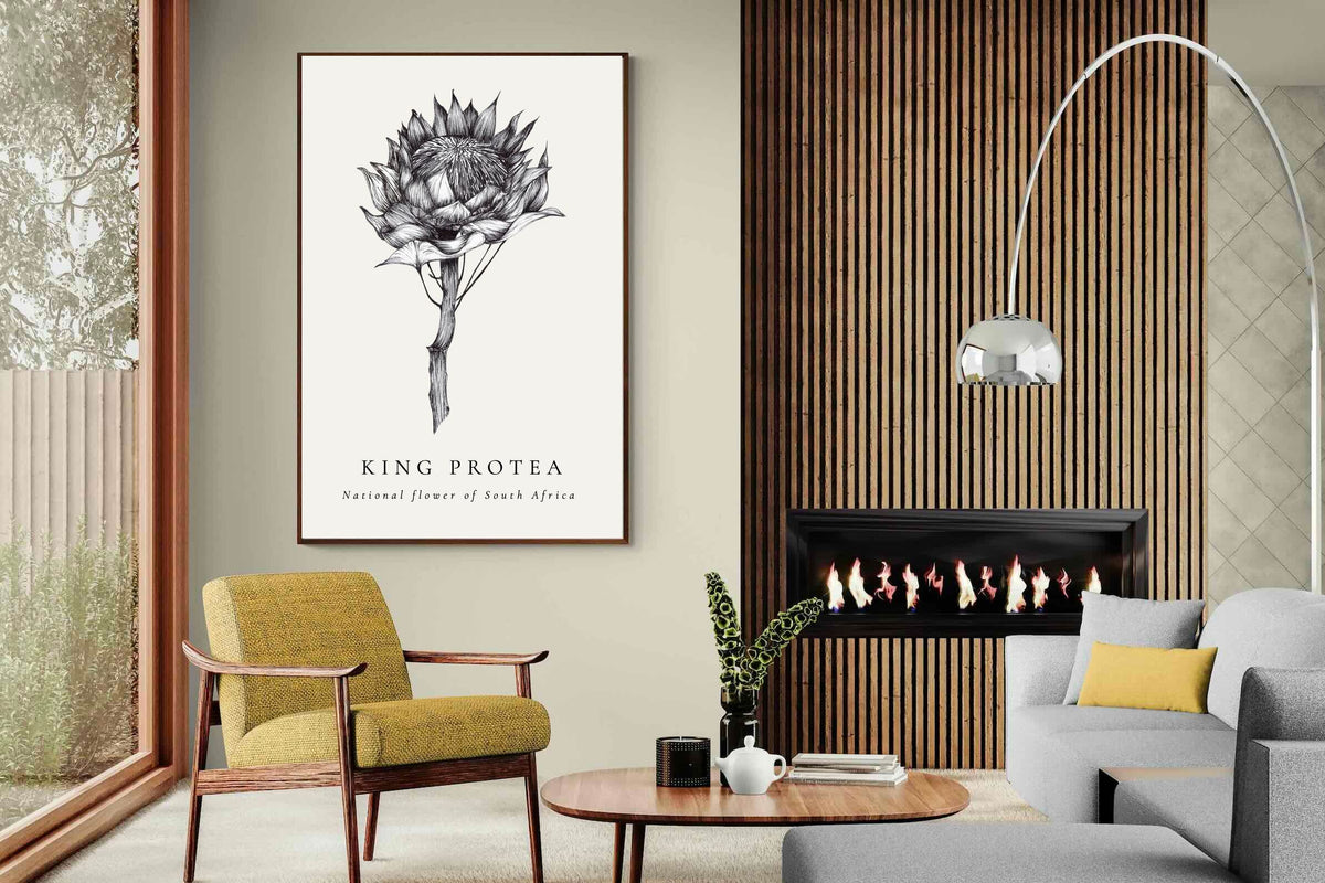 Pixalot ® King Protea Illustration
