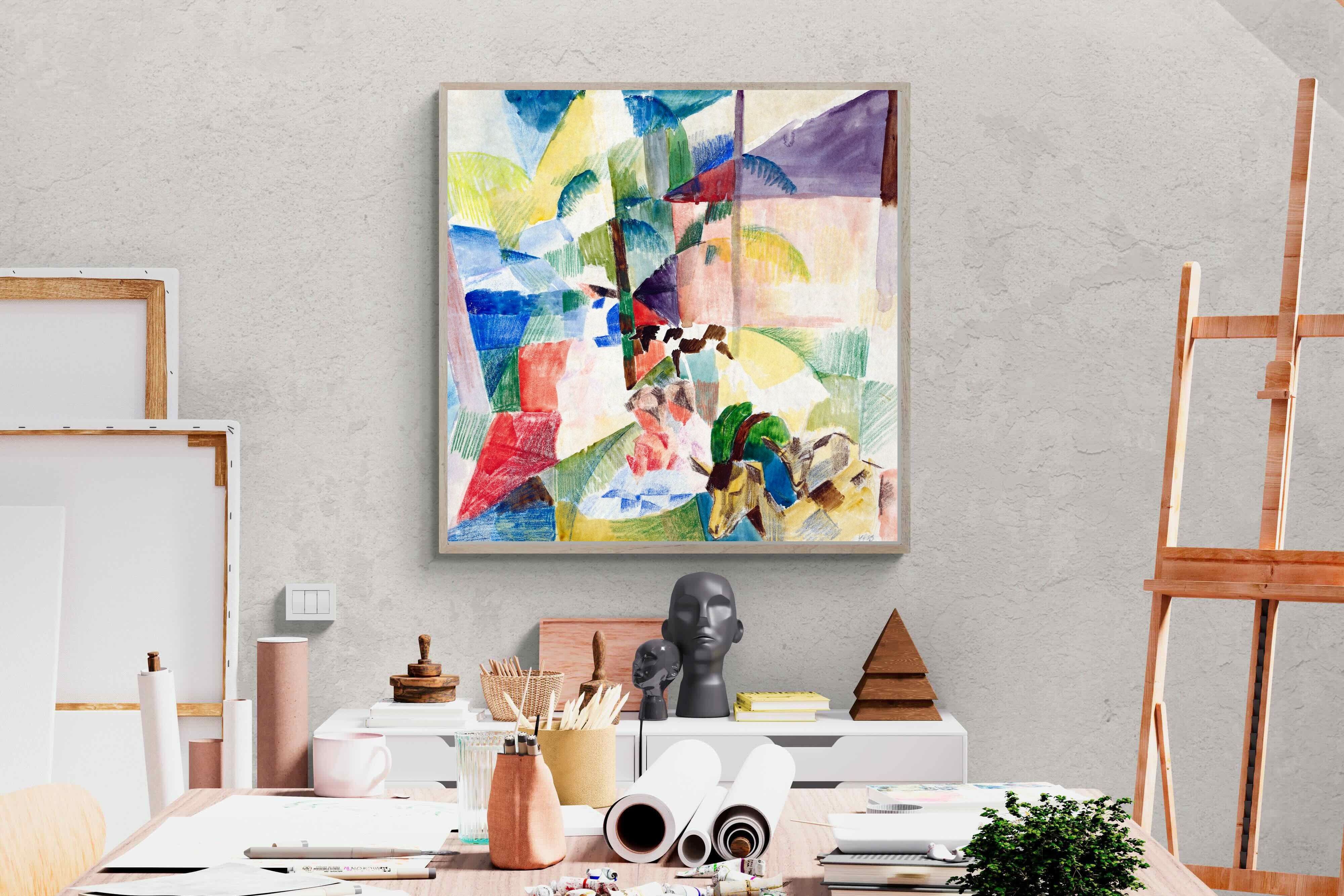 Pixalot ® Landscape with Children and Goats
