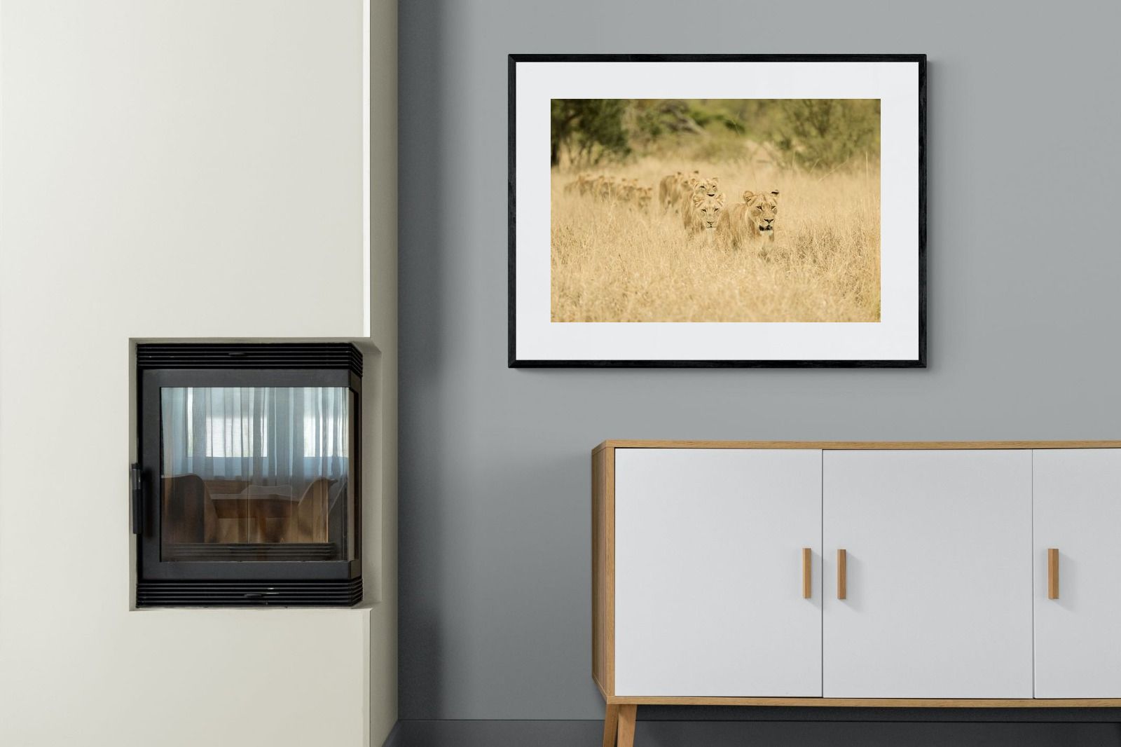 Pixalot Lionesses in Formation