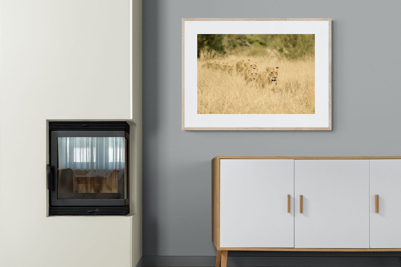 Pixalot Lionesses in Formation