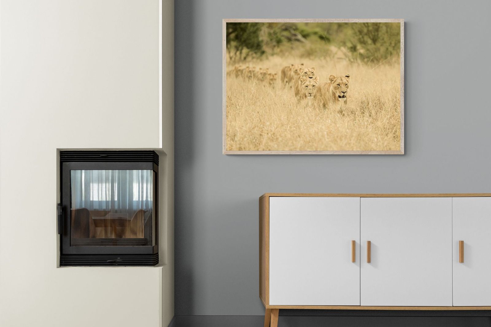 Pixalot Lionesses in Formation