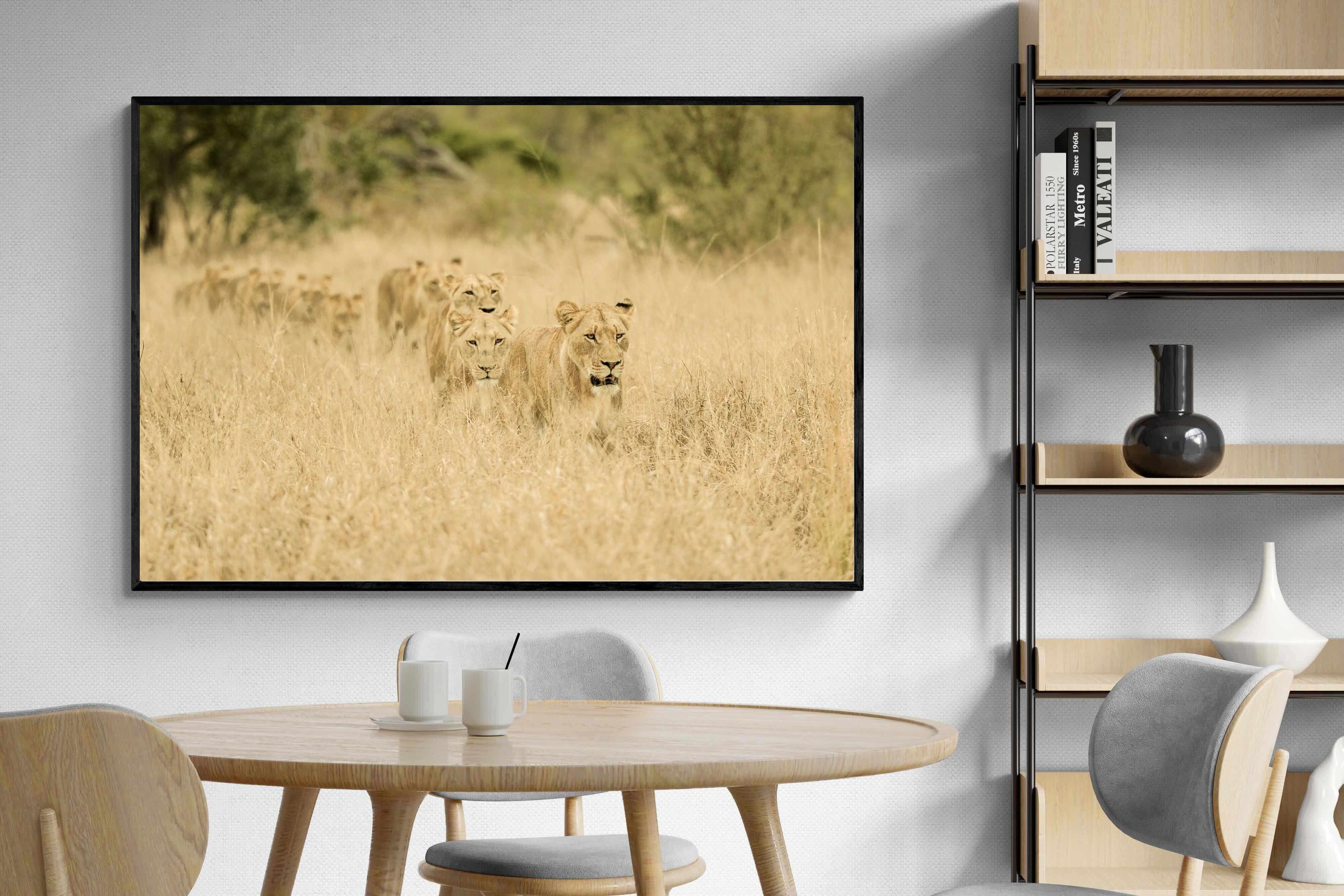 Pixalot Lionesses in Formation