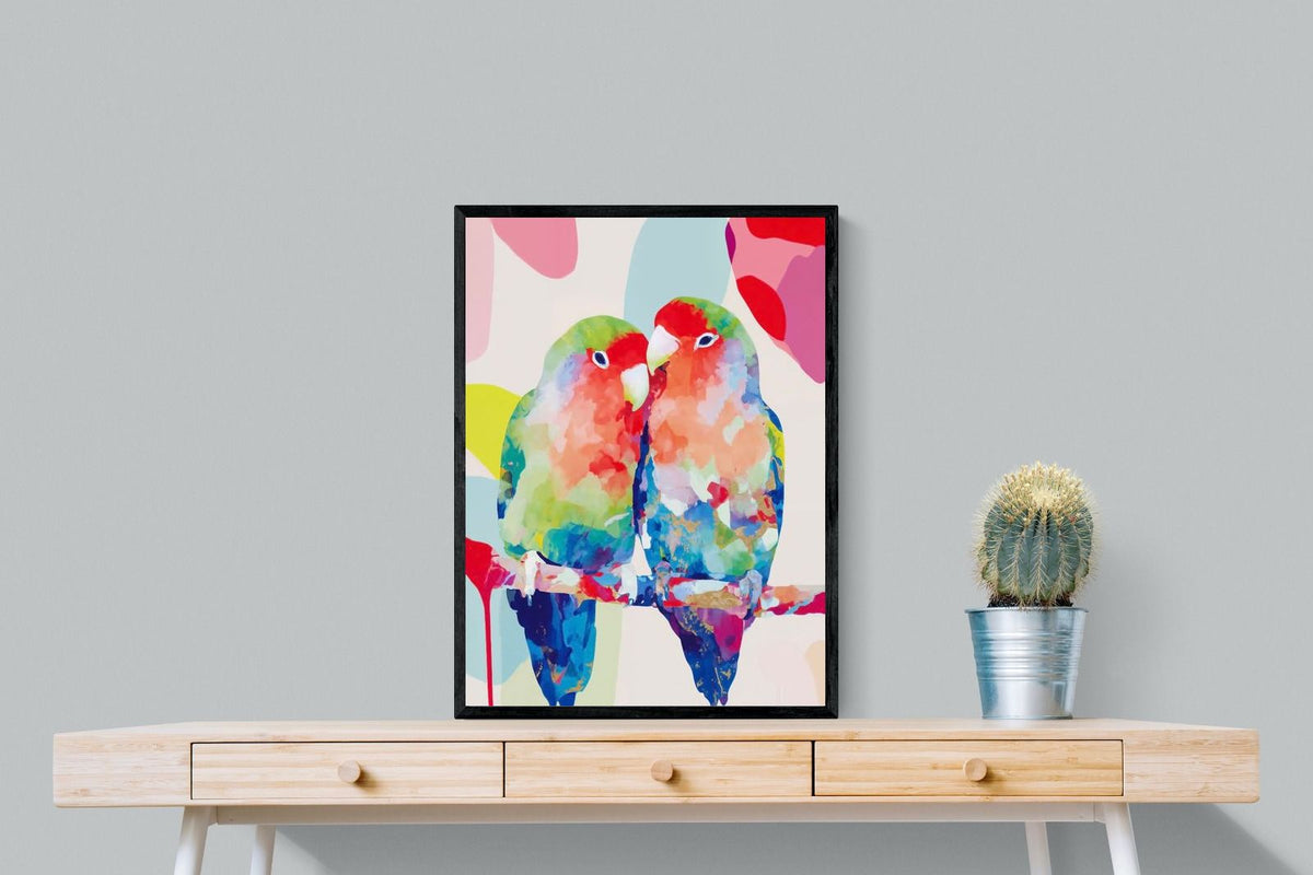 Pixalot ® Lovebirds on a Branch