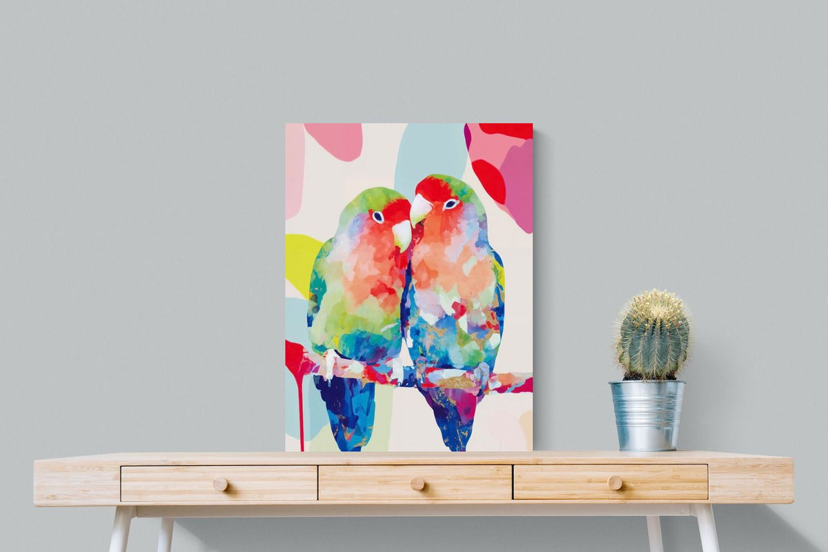 Pixalot ® Lovebirds on a Branch