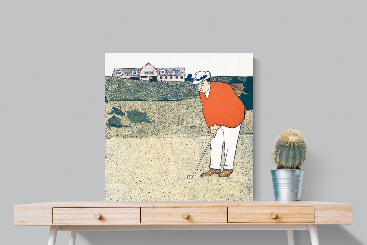 Pixalot Man Playing Golf