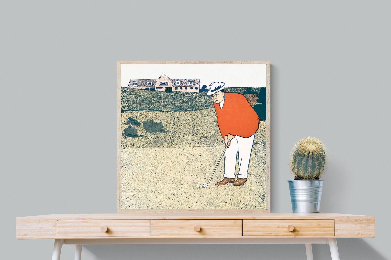 Pixalot Man Playing Golf