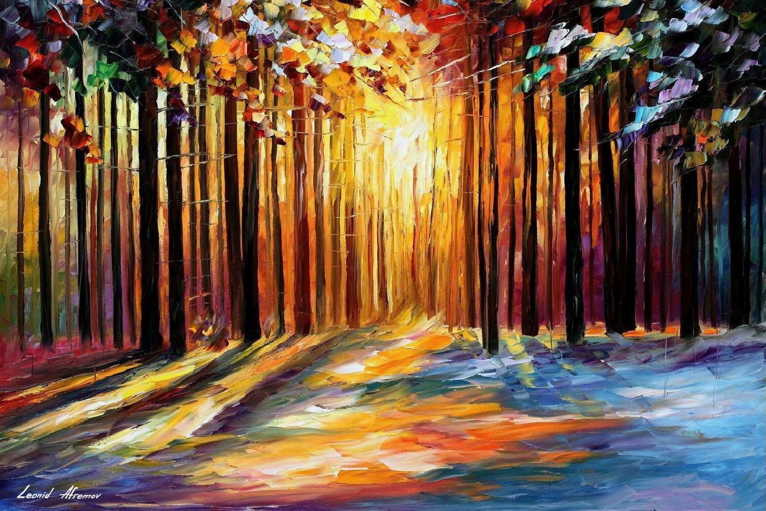 Morning Sun of January