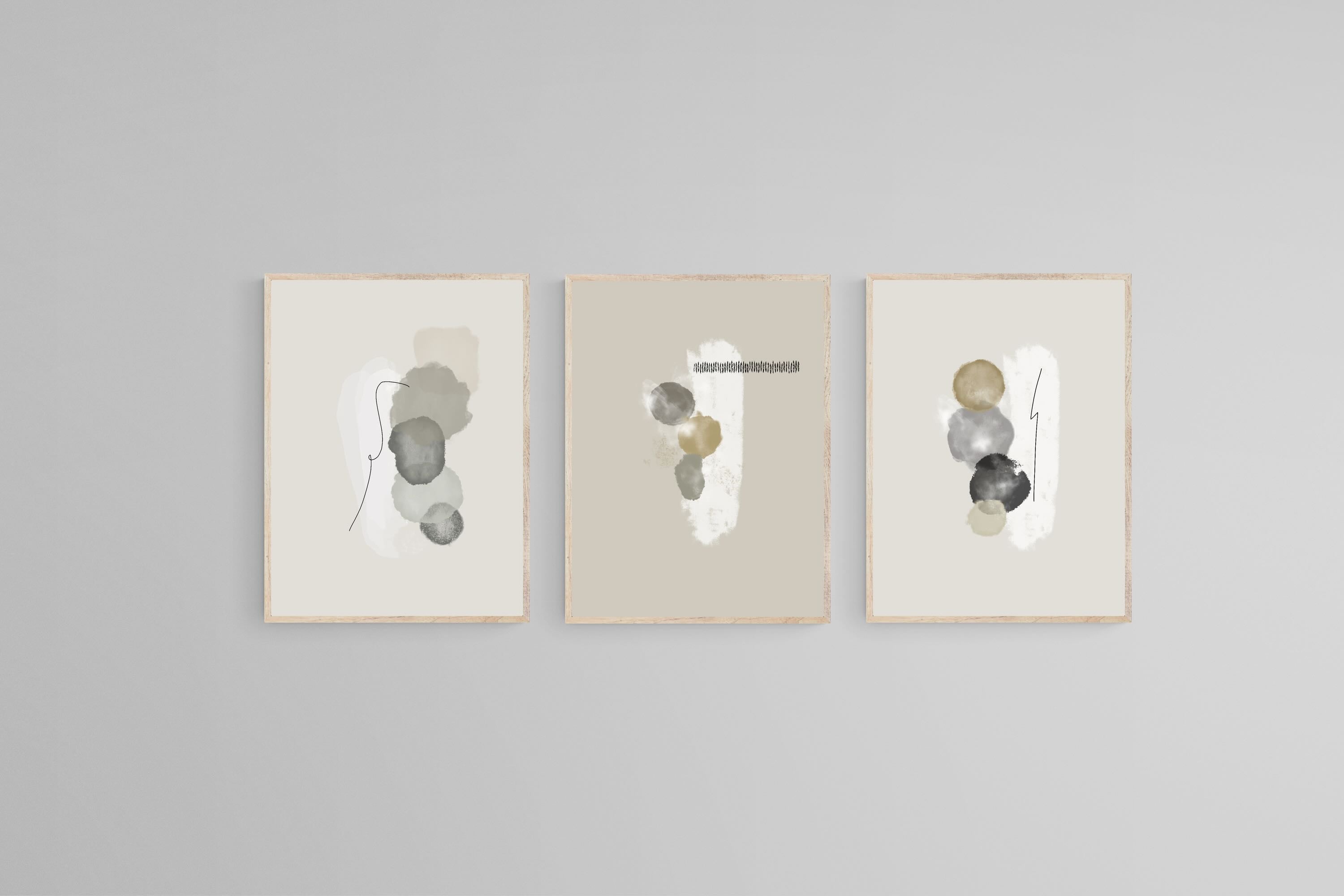 Muted Abstract Trio
