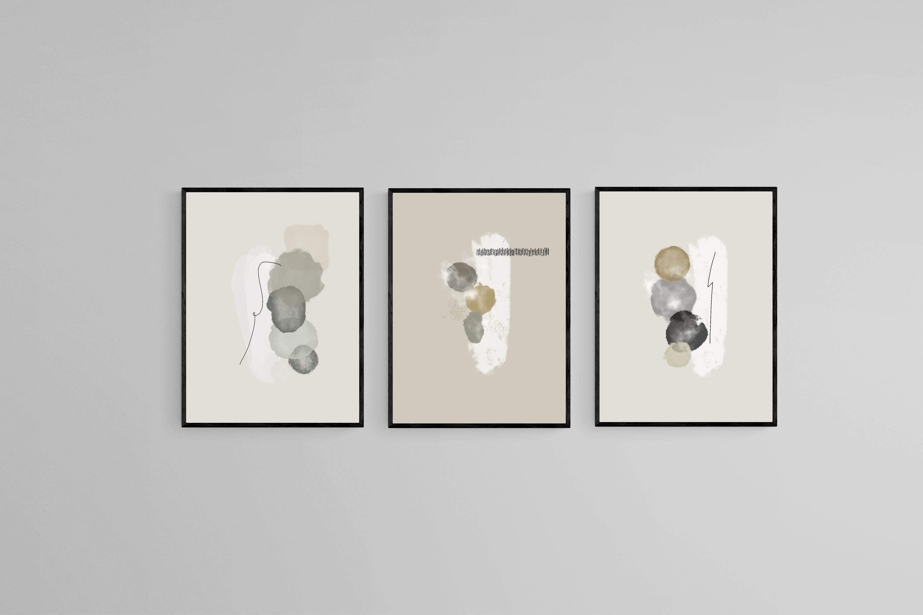 Muted Abstract Trio