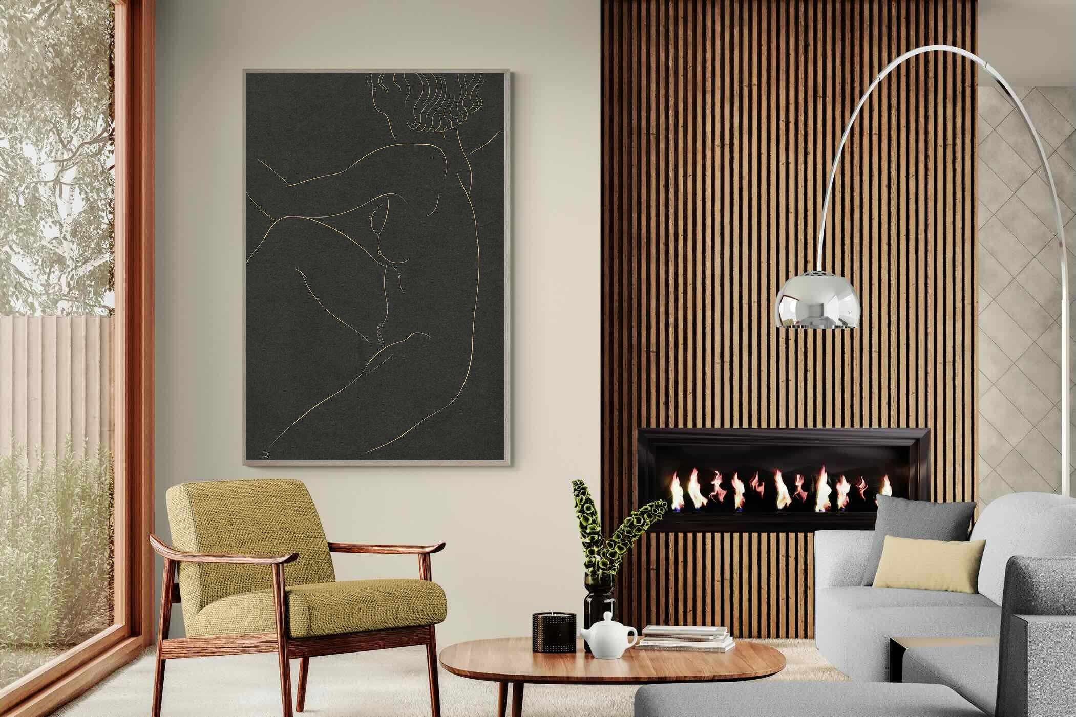 Pixalot Nude Line Drawing