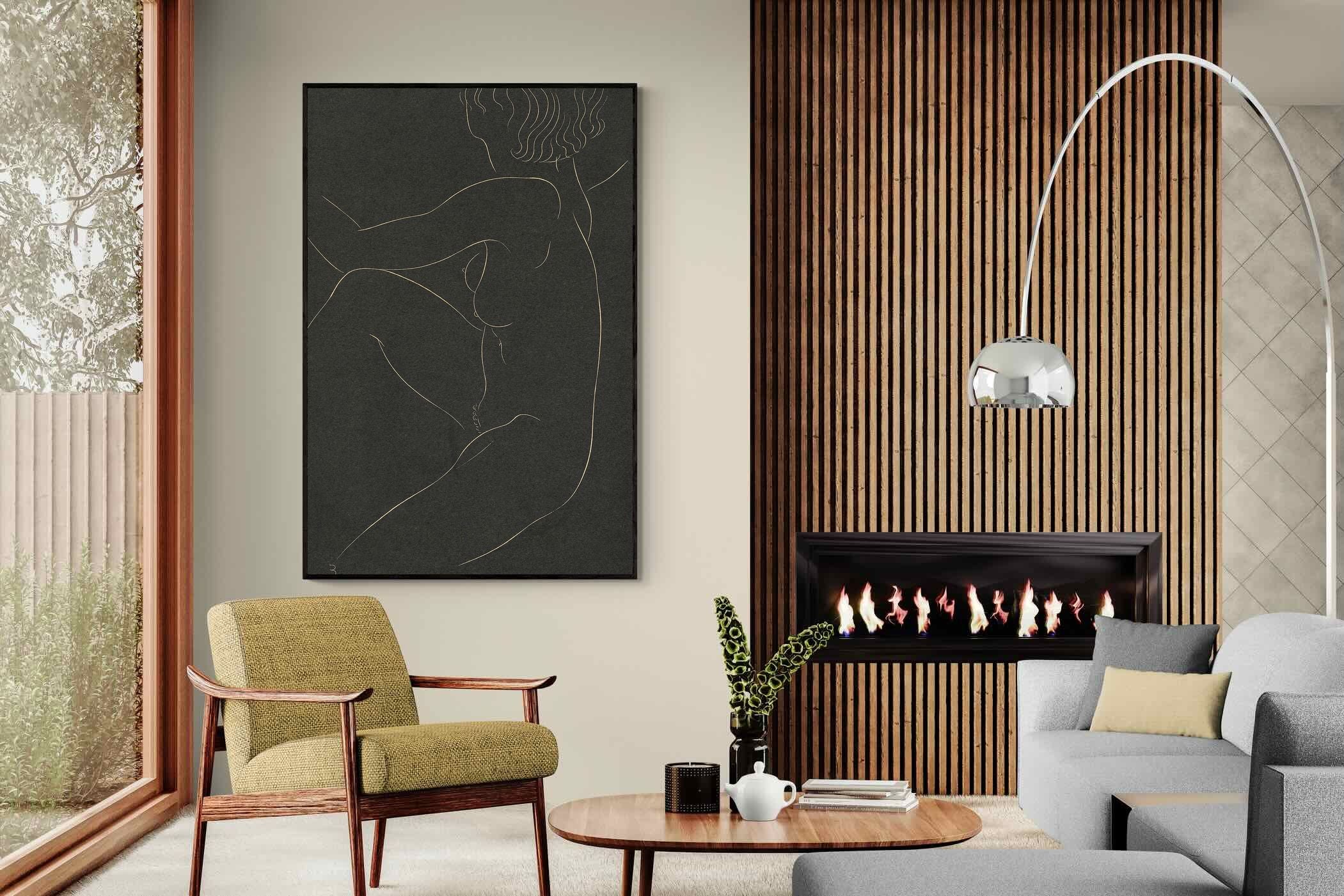 Pixalot Nude Line Drawing