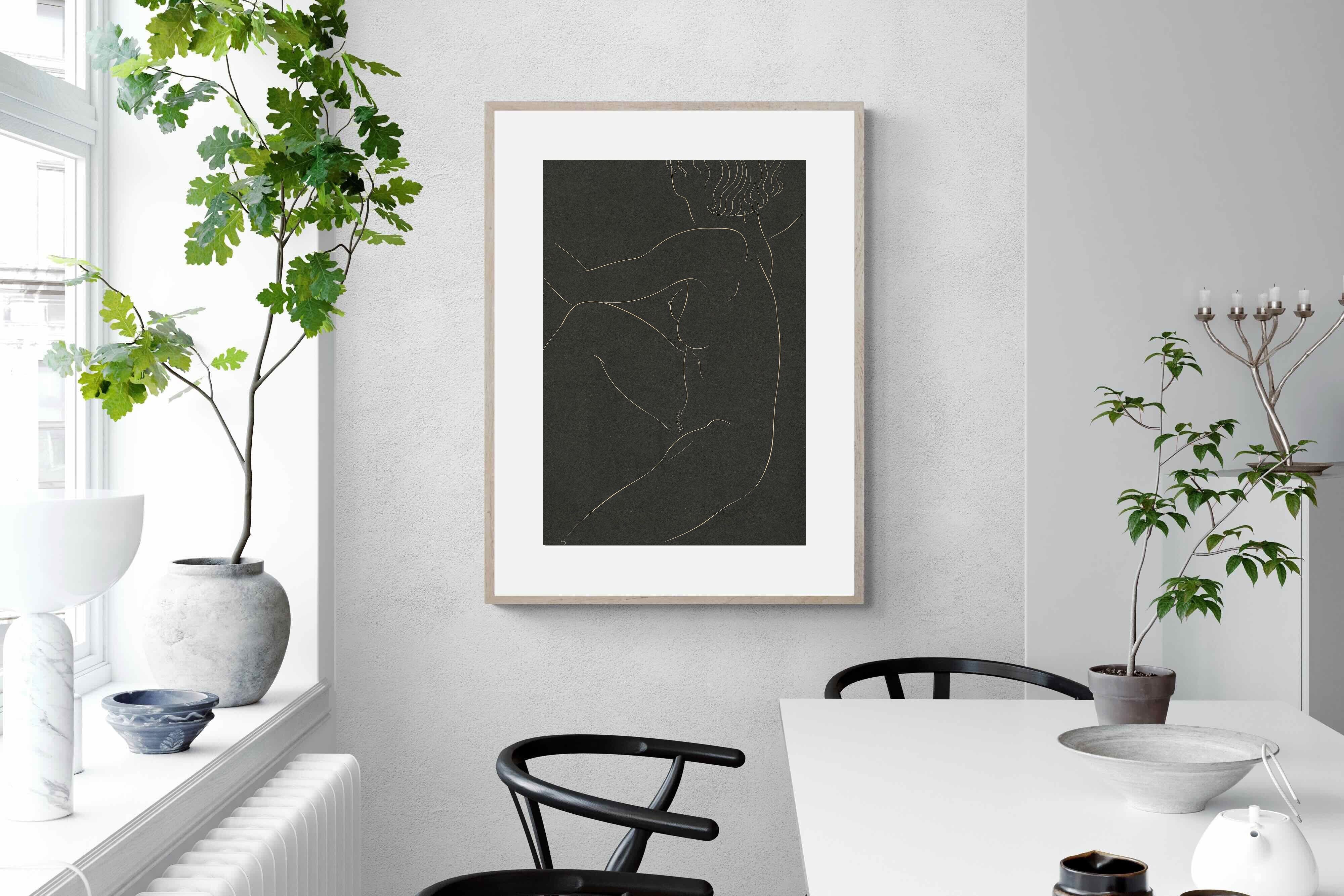 Pixalot Nude Line Drawing