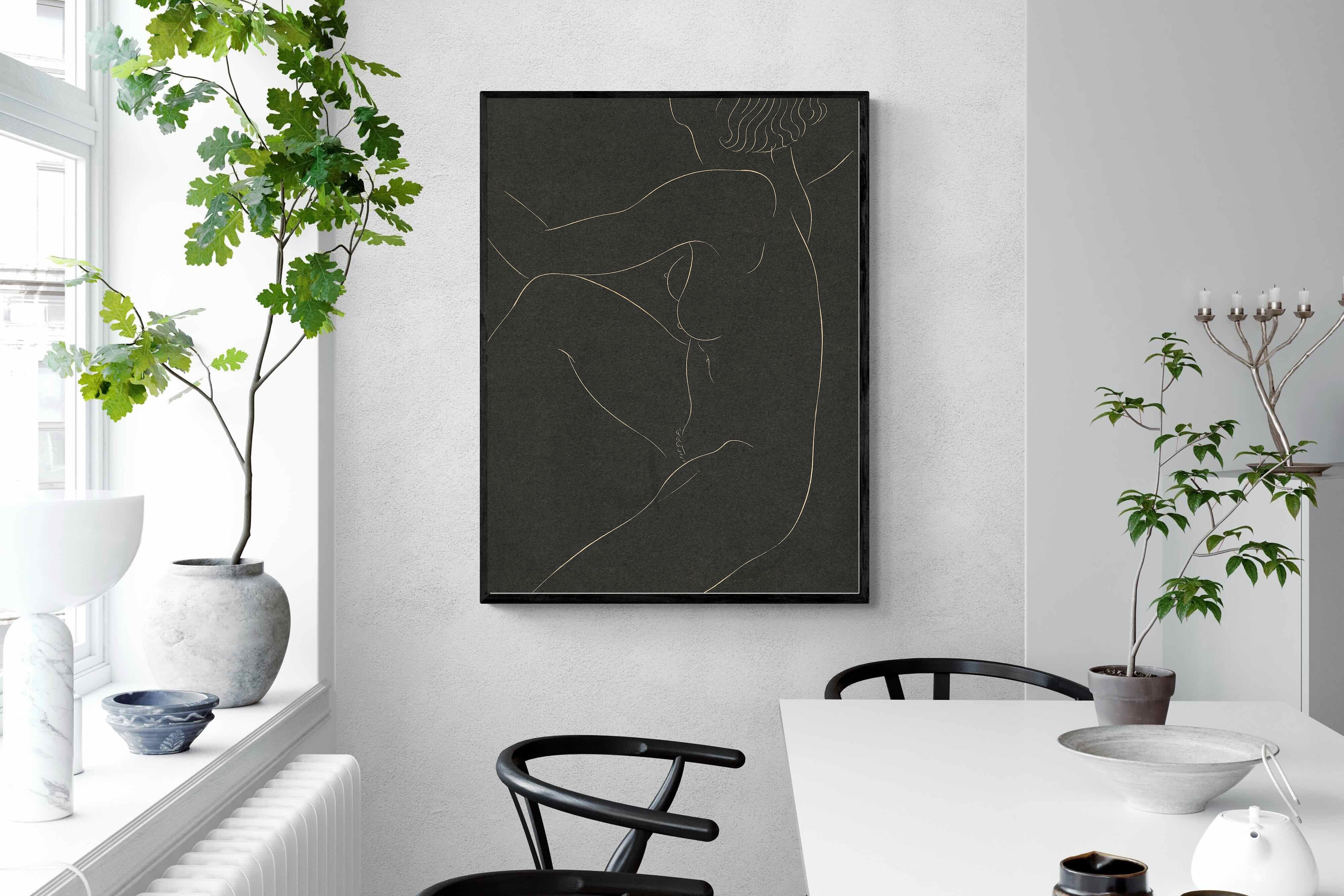 Pixalot Nude Line Drawing