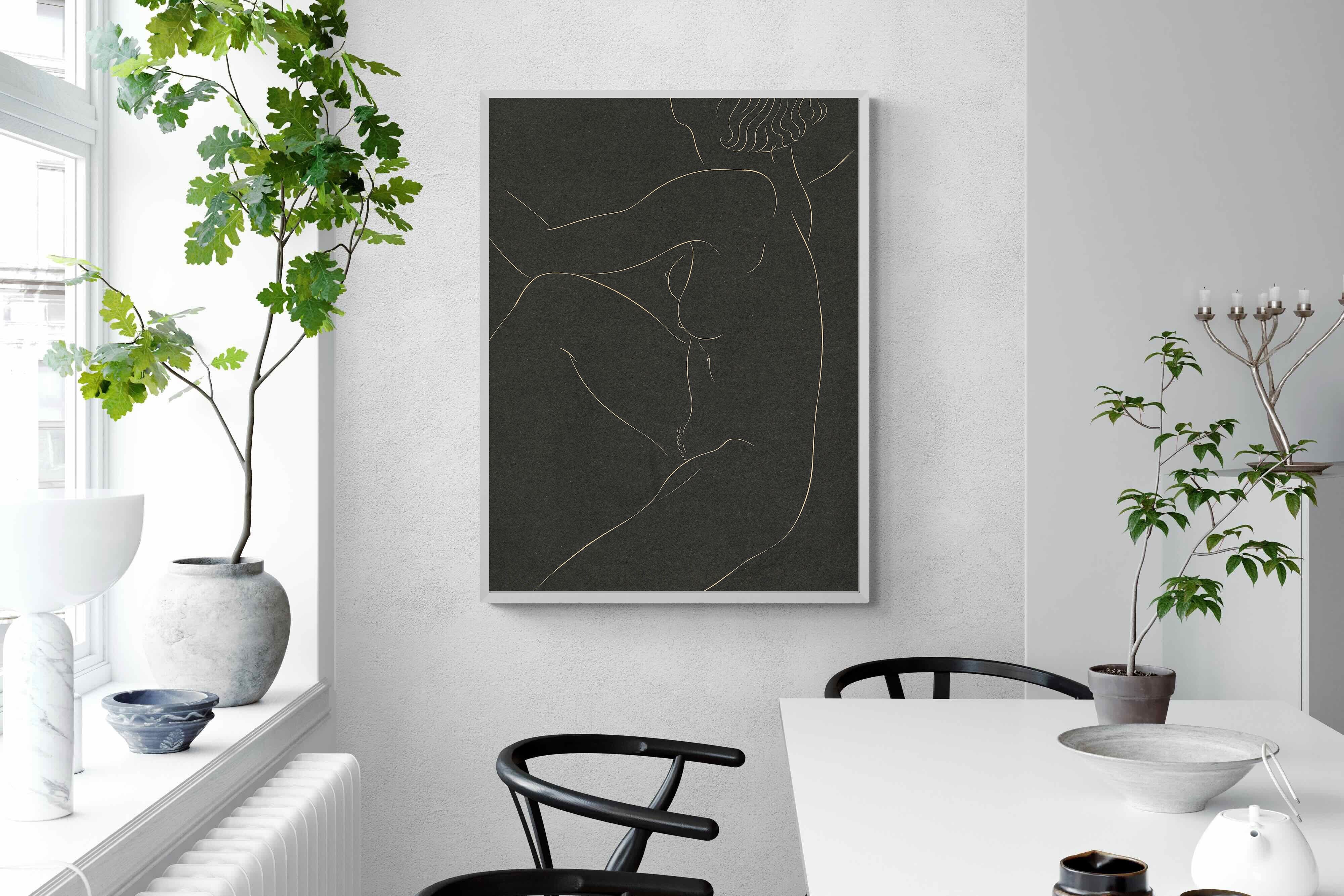 Pixalot Nude Line Drawing