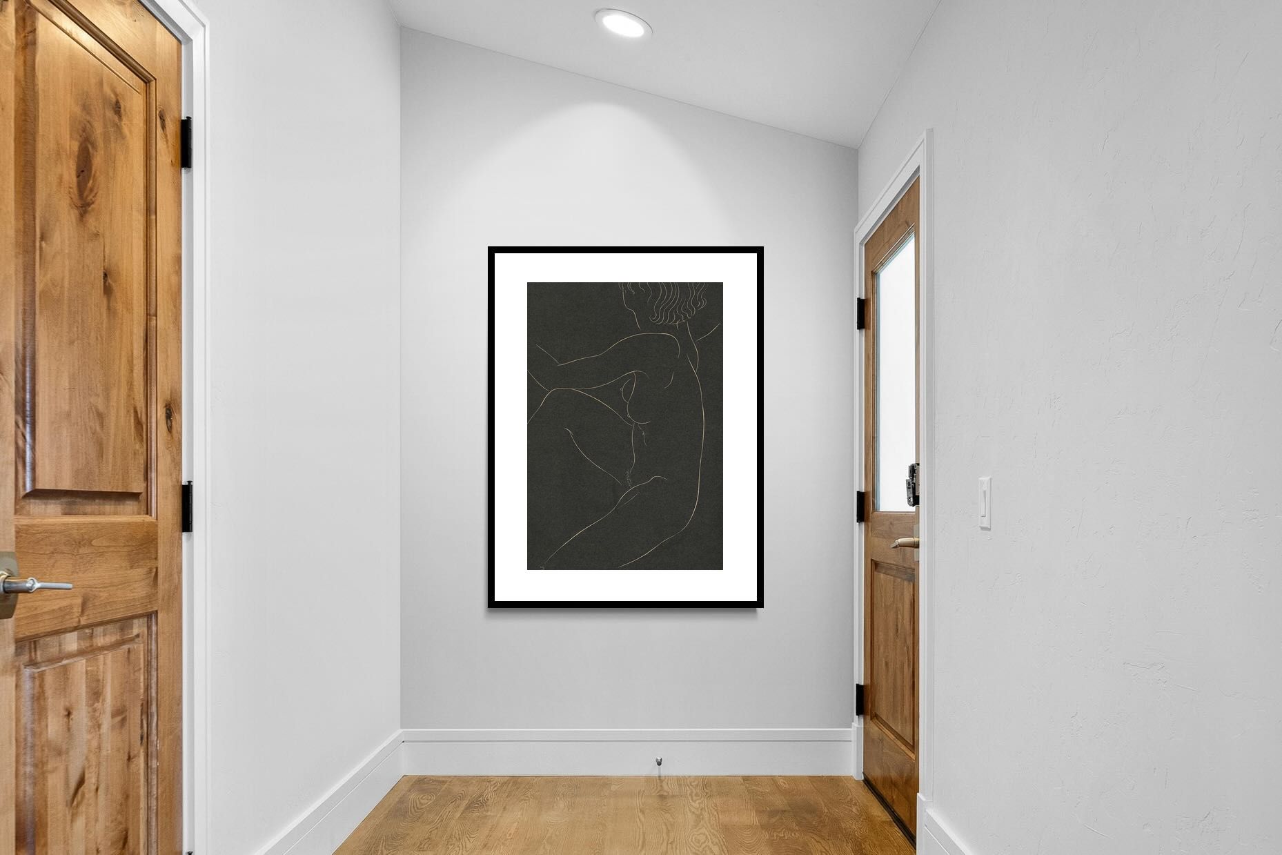 Pixalot Nude Line Drawing