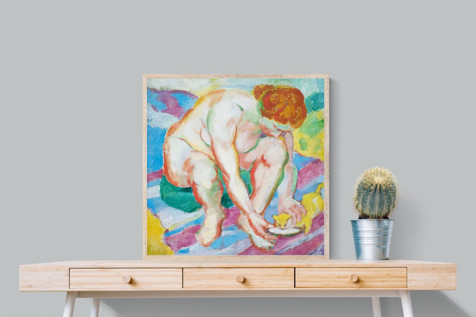 Pixalot Nude with Cat