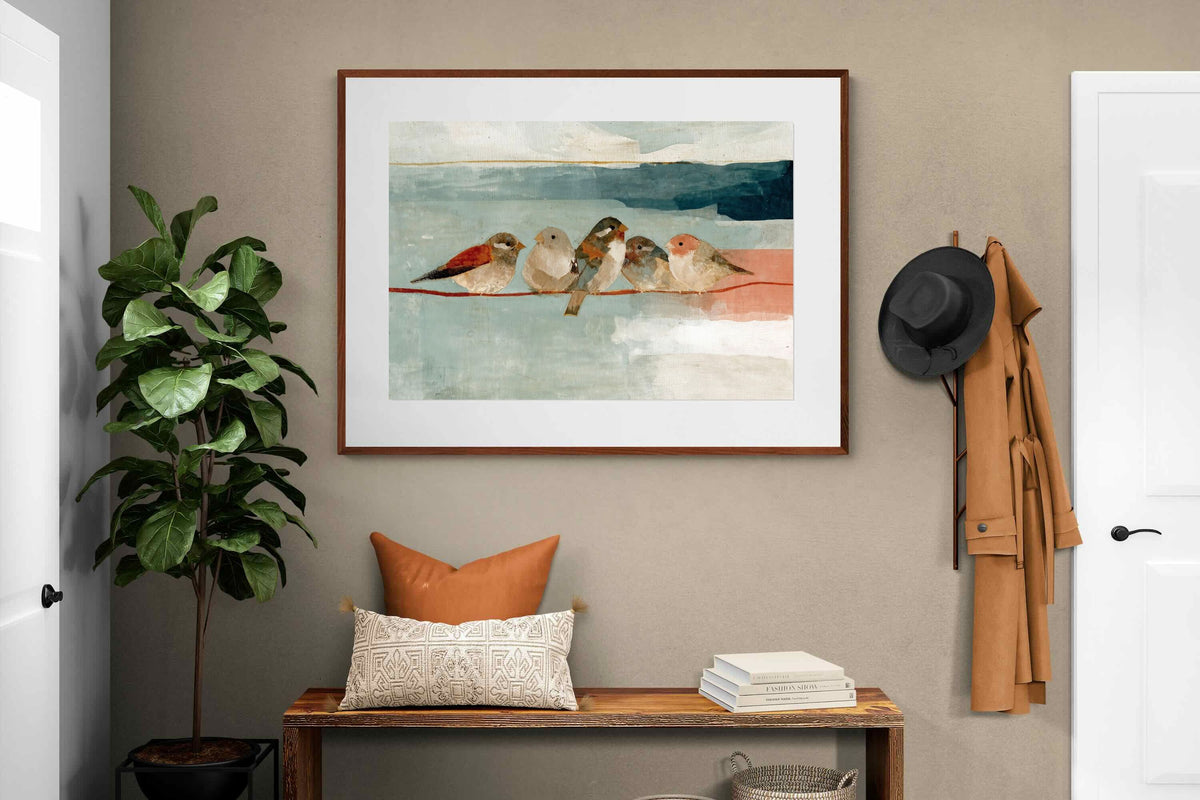 Pixalot ® Birds on a Wire in Autumn