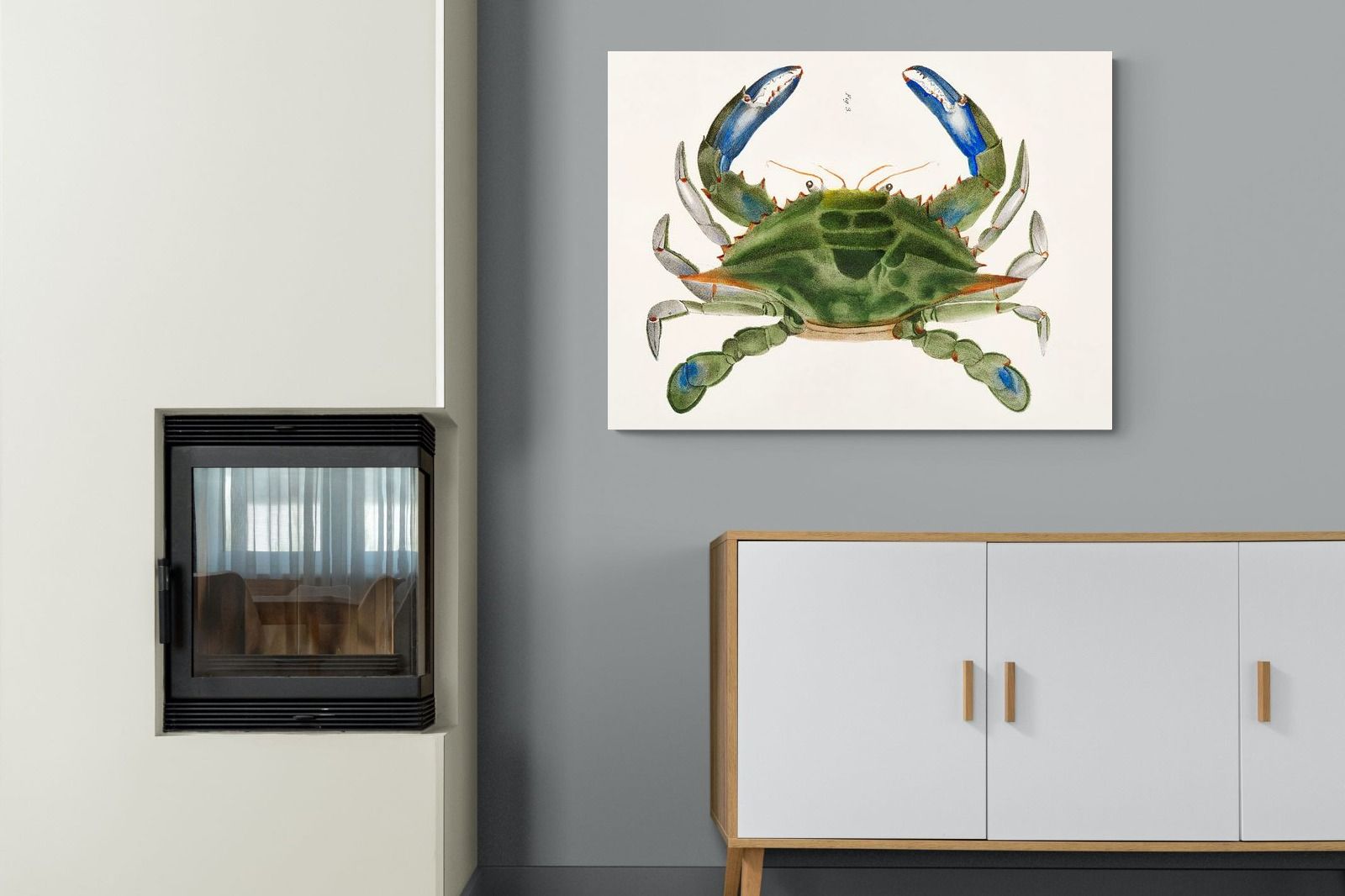 Pixalot ® Blue Crab Illustration