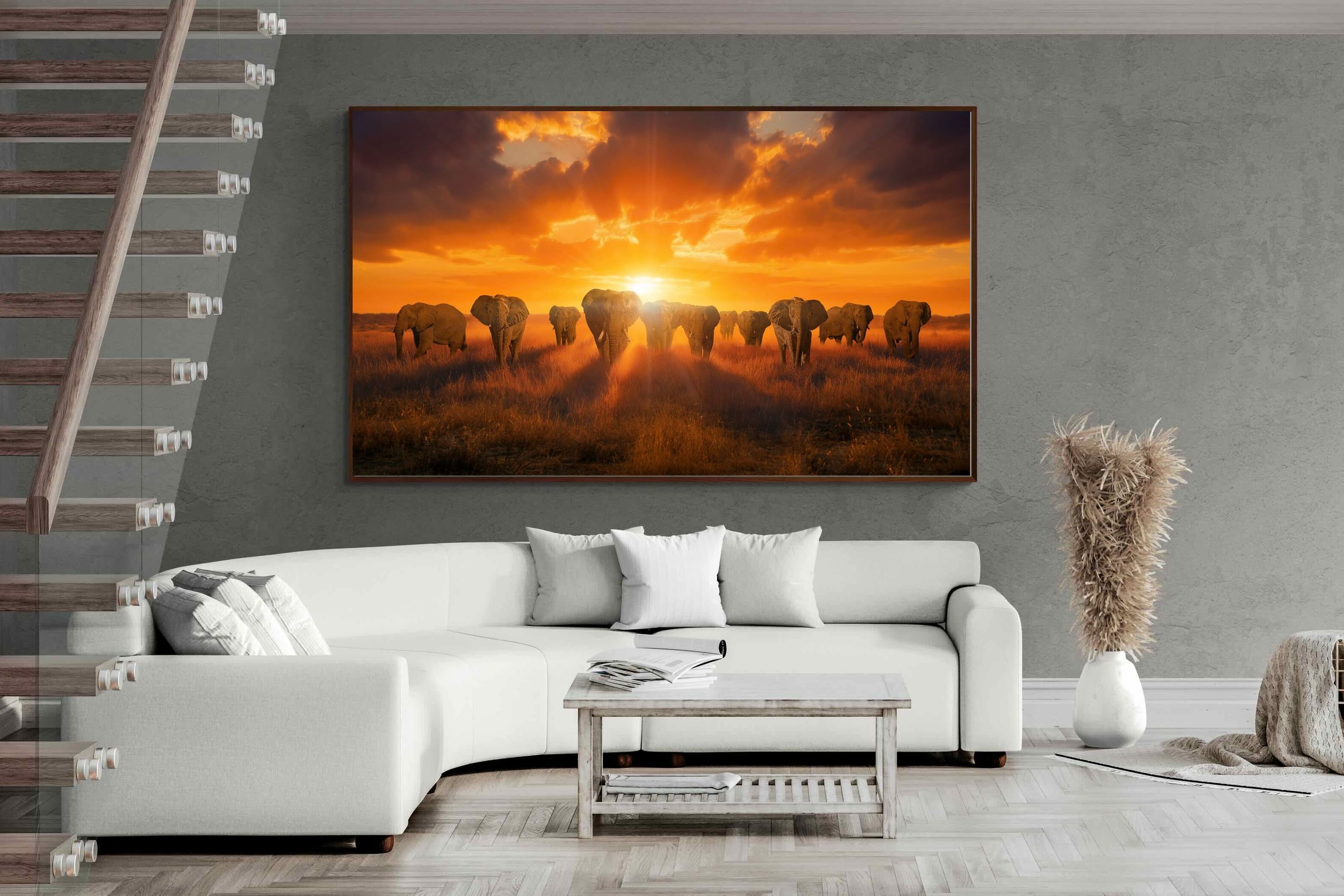 Pixalot ® Elephant Sunset