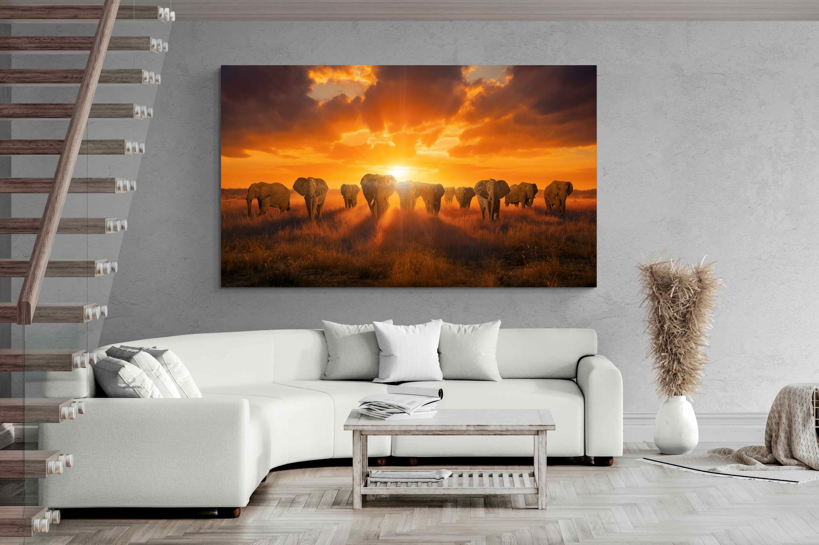 Pixalot ® Elephant Sunset