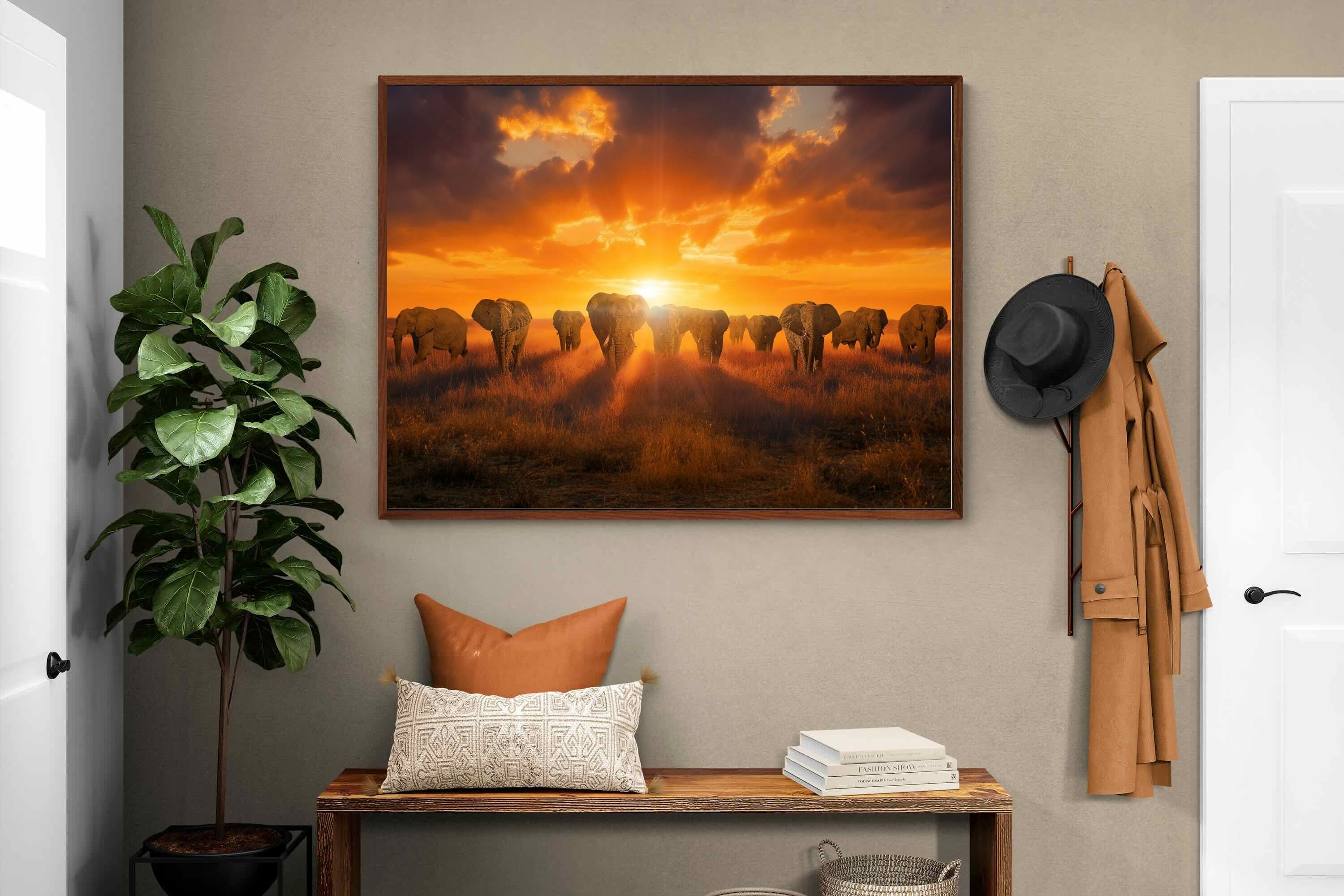 Pixalot ® Elephant Sunset
