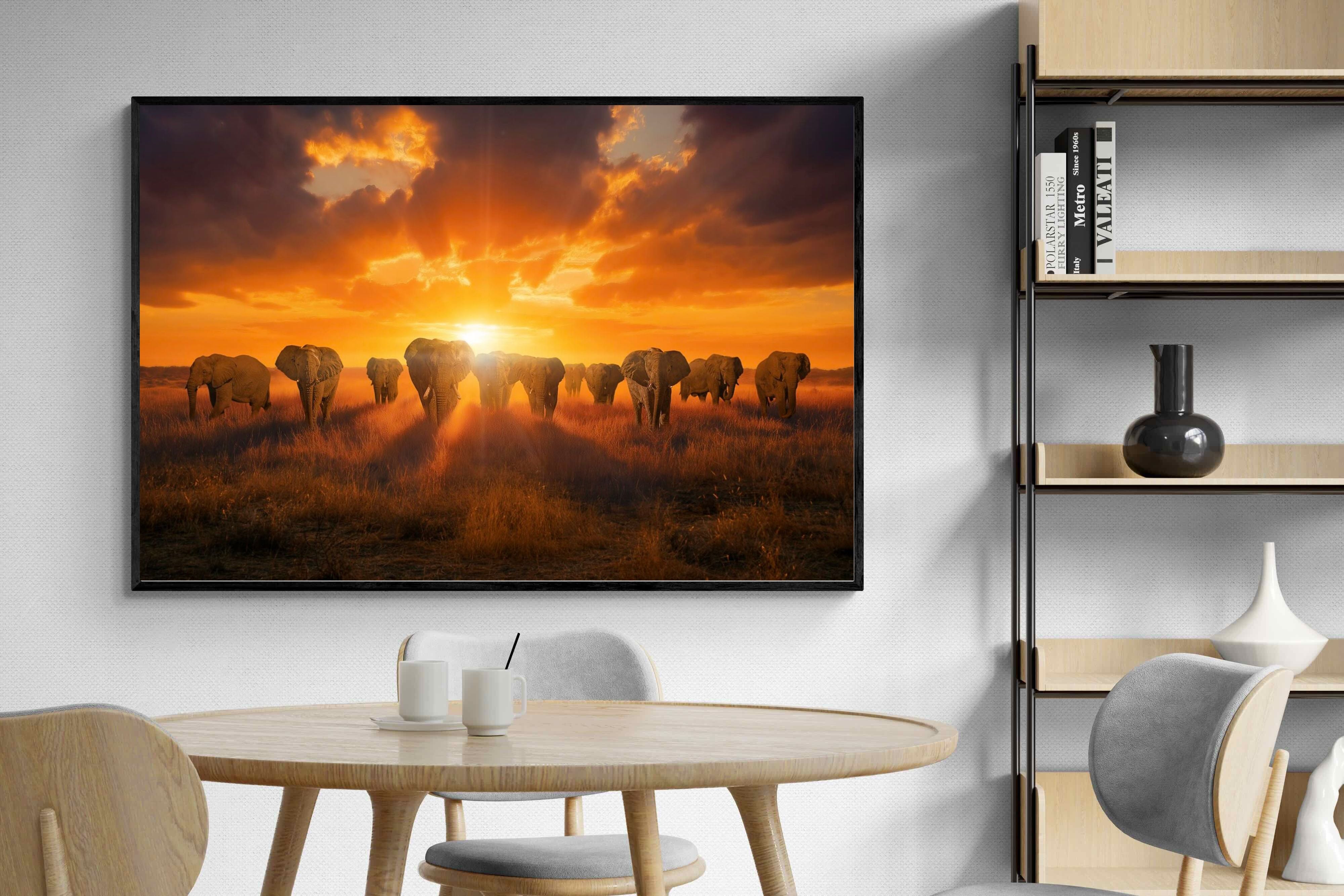 Pixalot ® Elephant Sunset