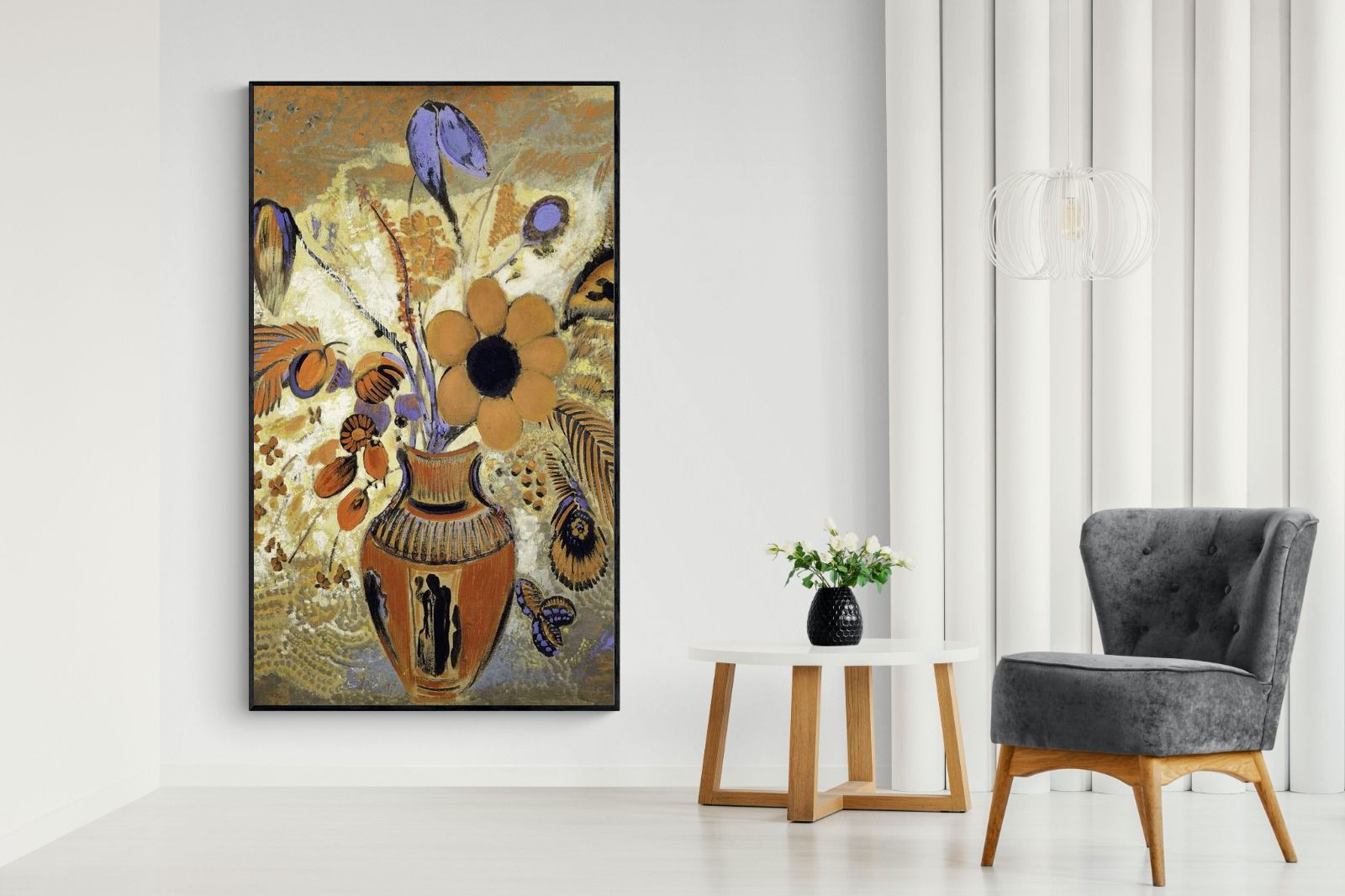 Pixalot ® Etruscan Vase with Flowers