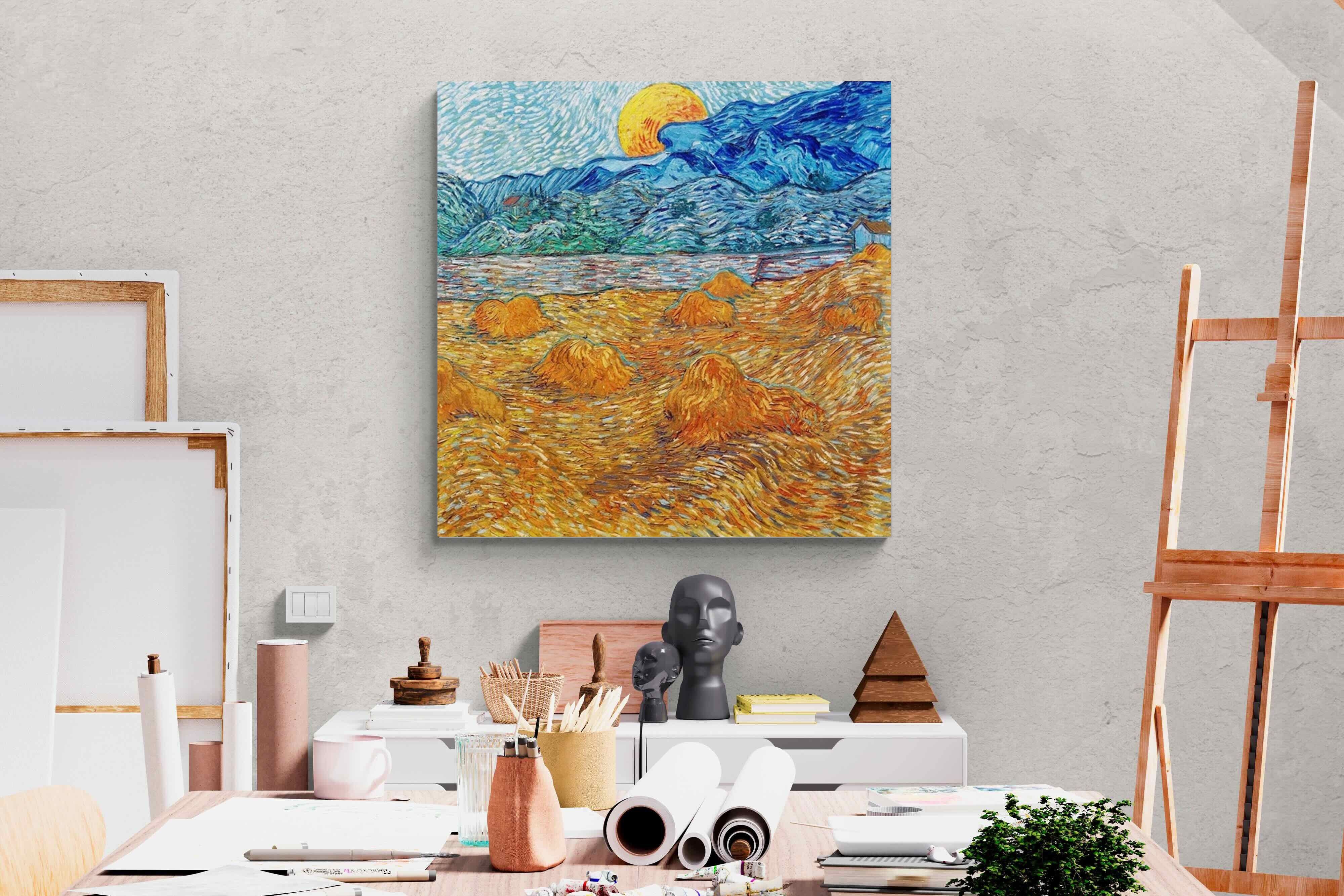 Pixalot ® Evening Landscape with Rising Moon