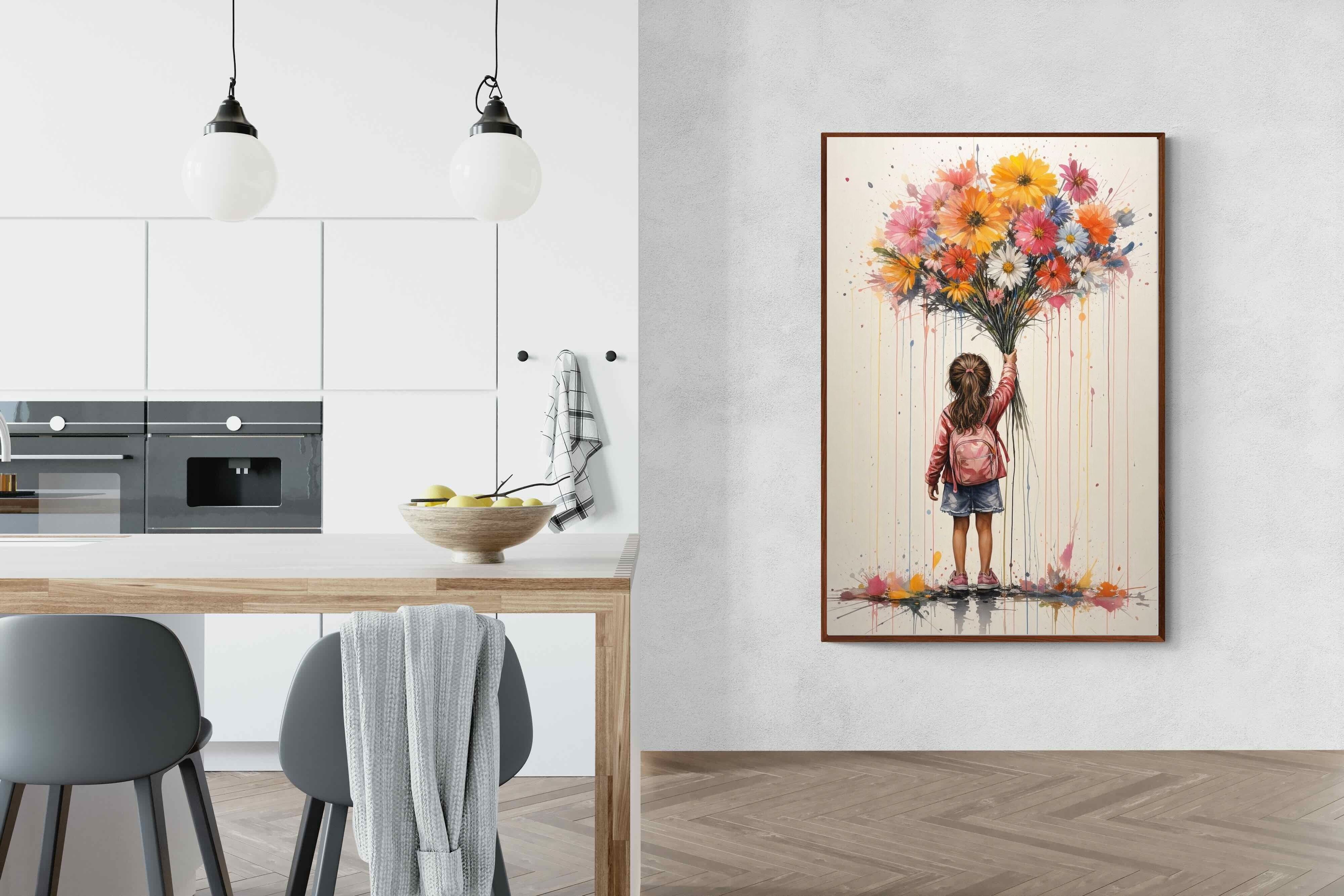 Pixalot ® Girl With Flowers