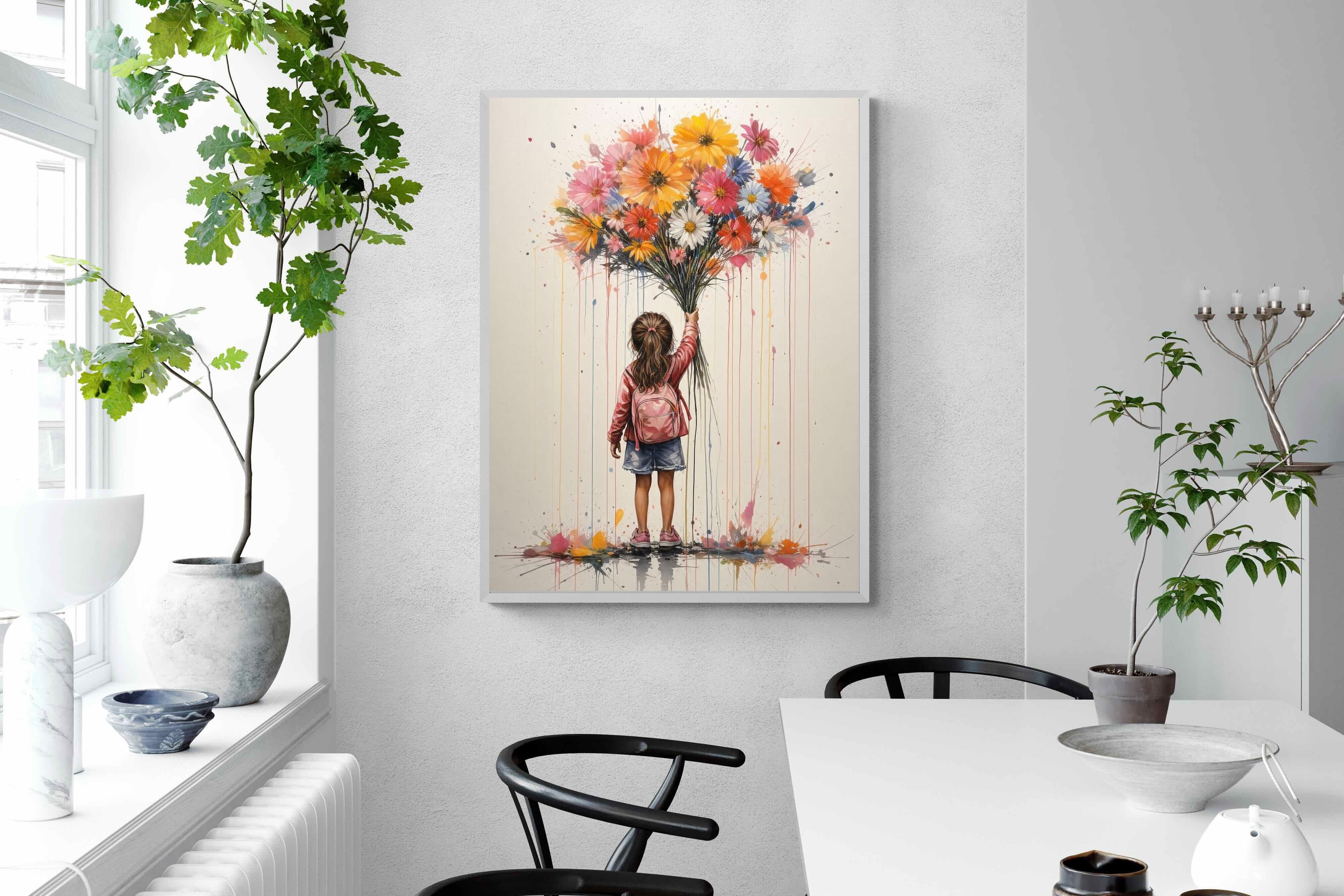 Pixalot ® Girl With Flowers