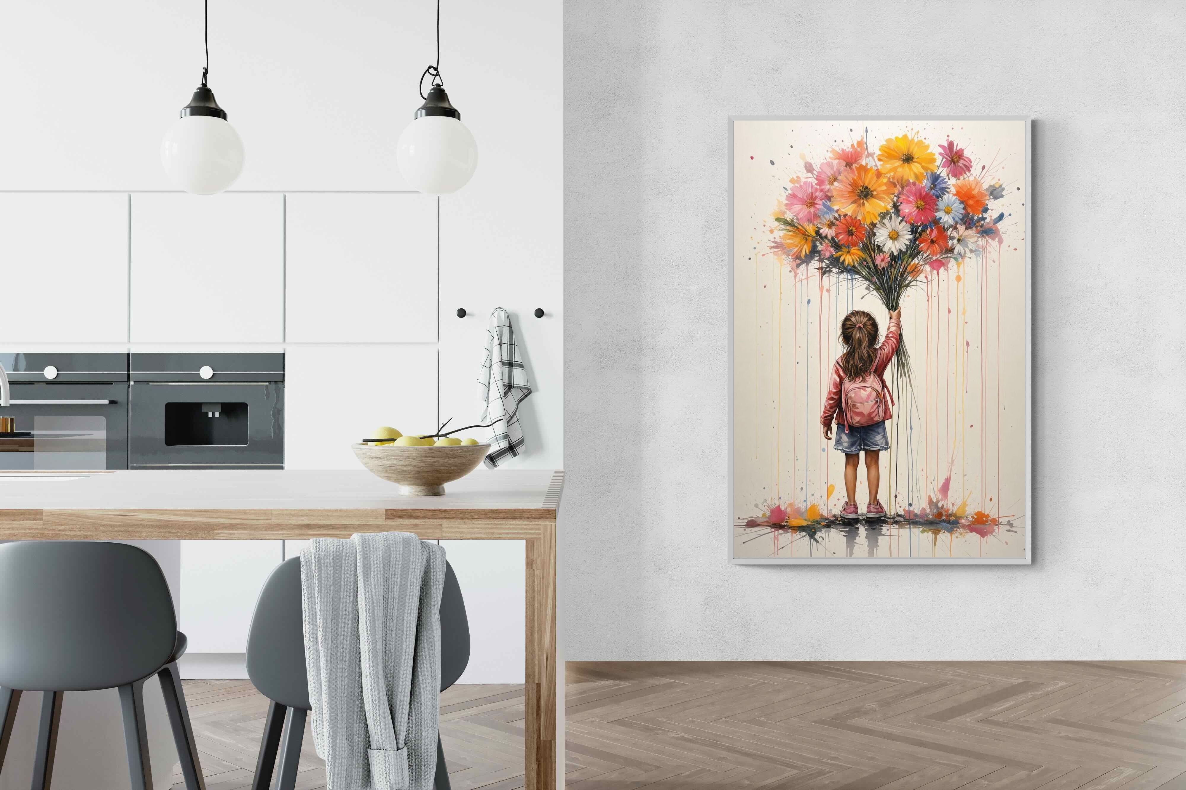 Pixalot ® Girl With Flowers