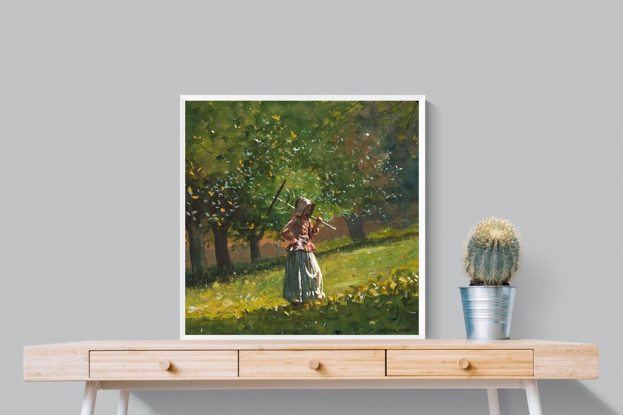 Pixalot ® Girl with Hay Rake