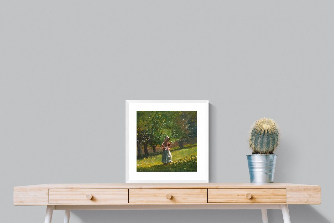 Pixalot ® Girl with Hay Rake