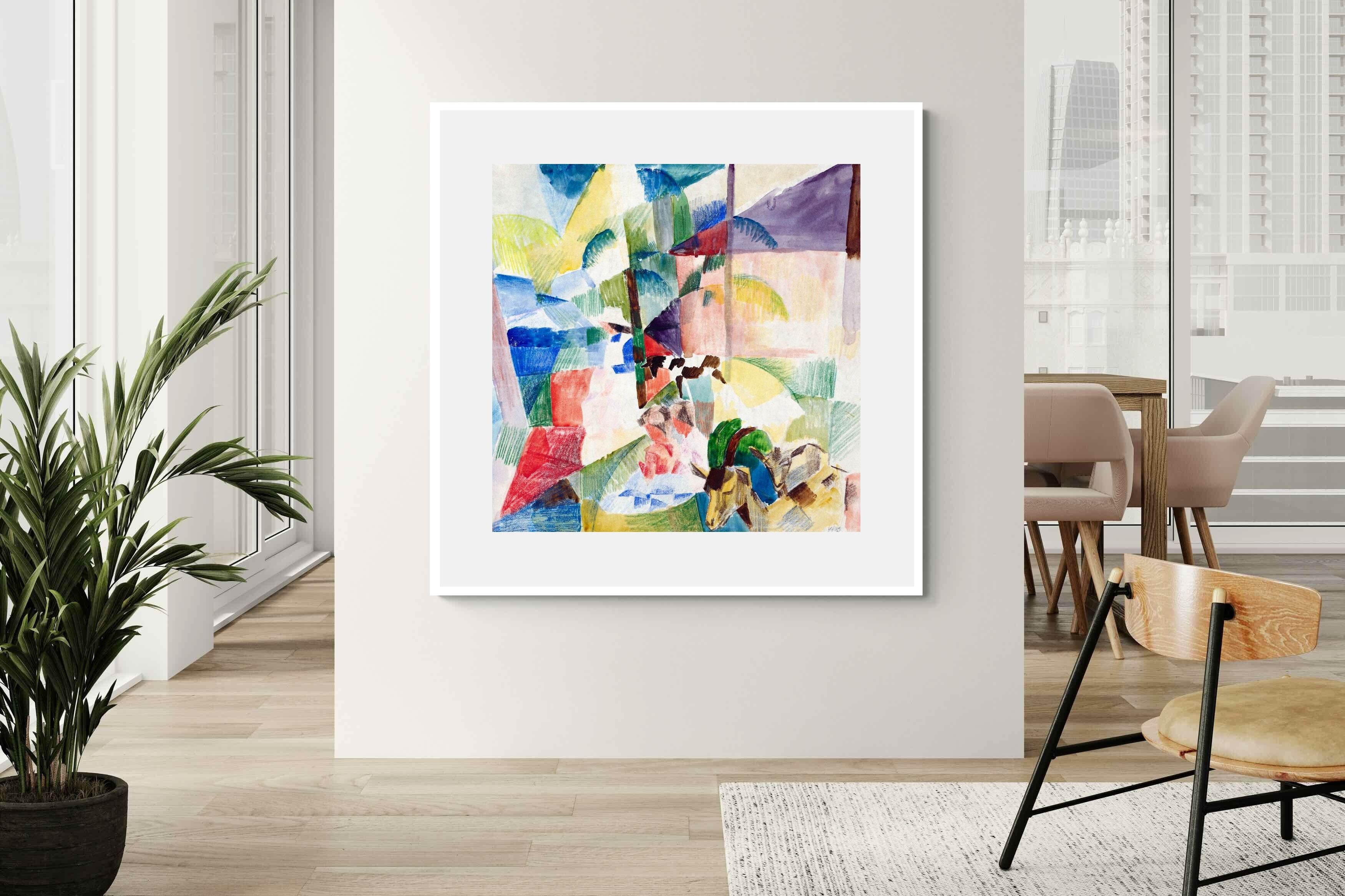 Pixalot ® Landscape with Children and Goats