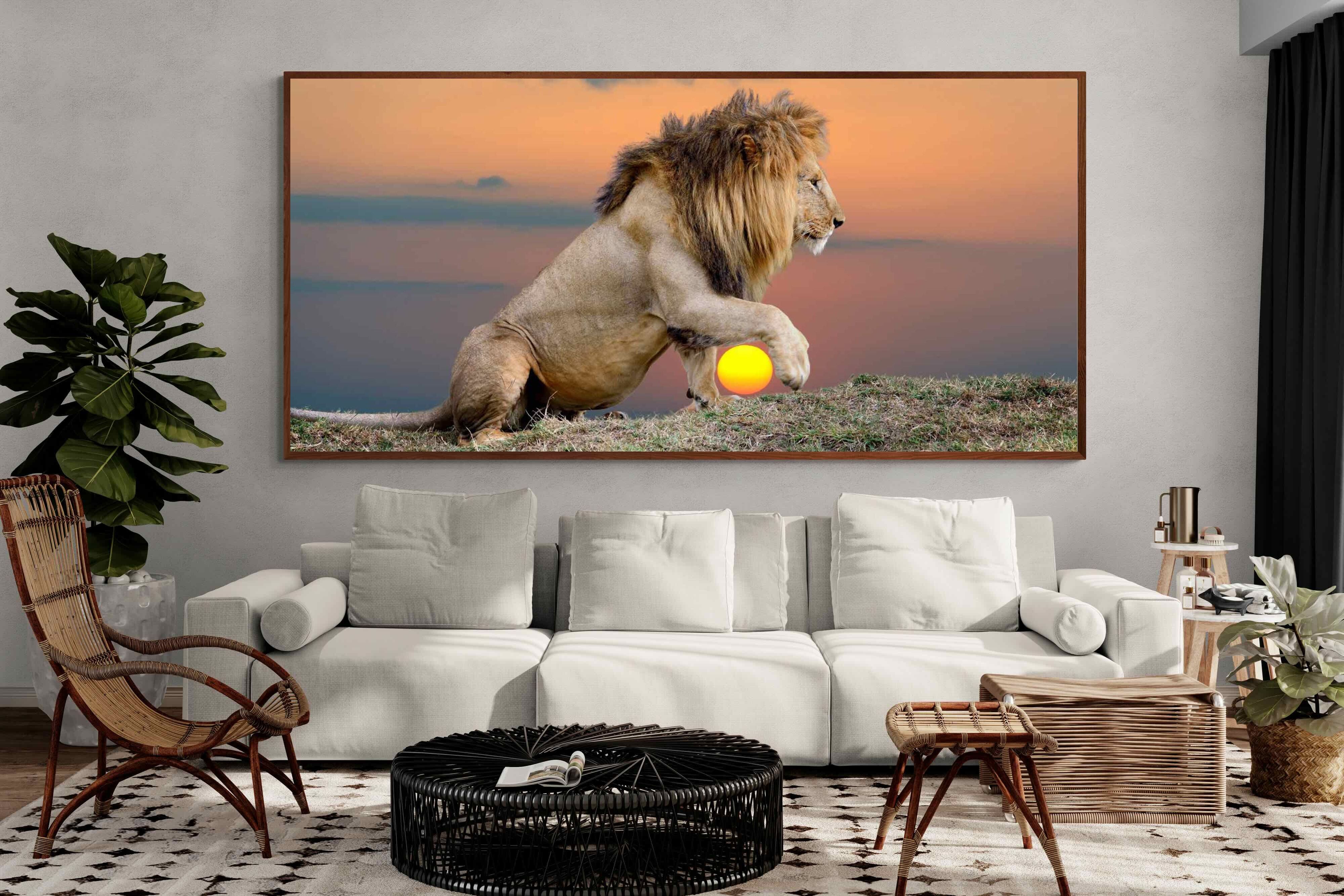 Pixalot ® Lion Sunset