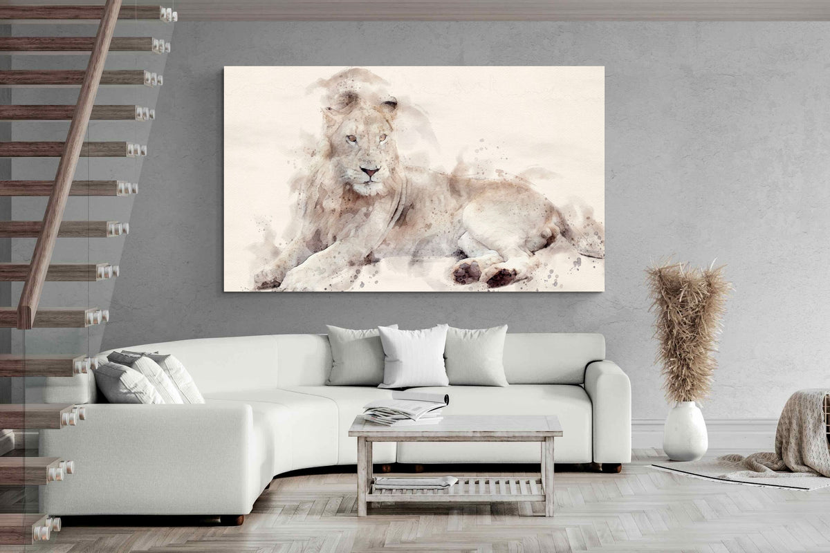 Pixalot ® Lion Watercolour