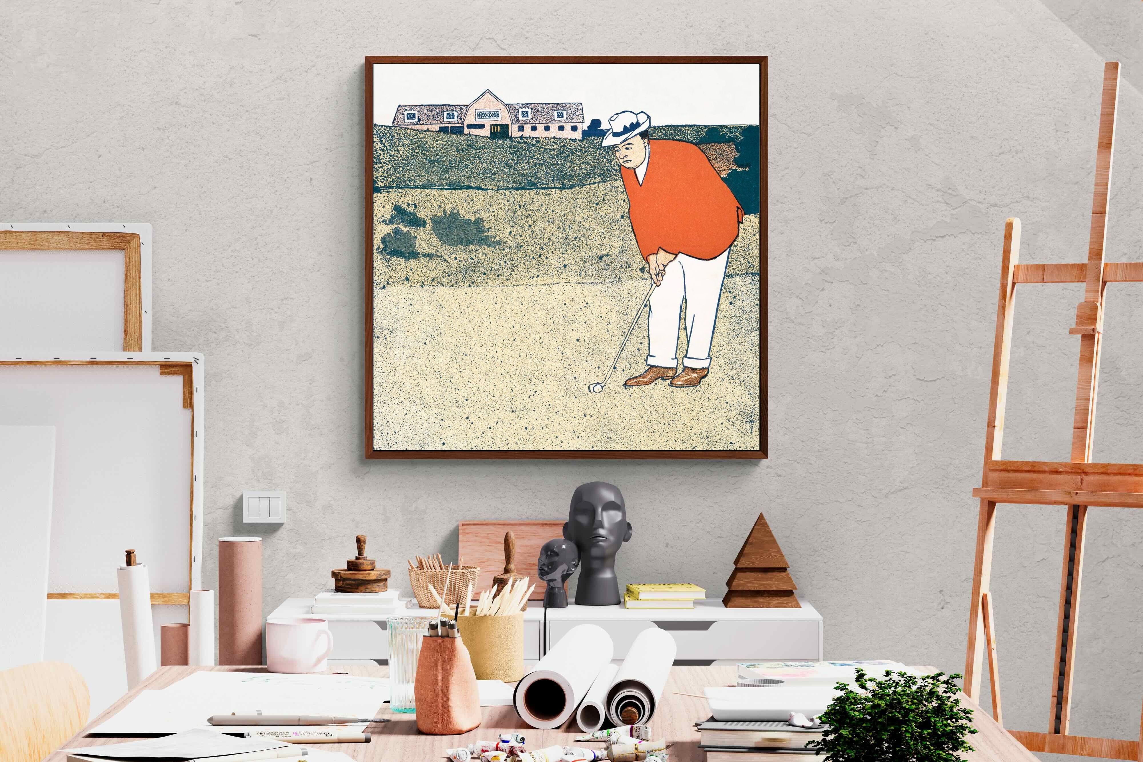 Pixalot ® Man Playing Golf