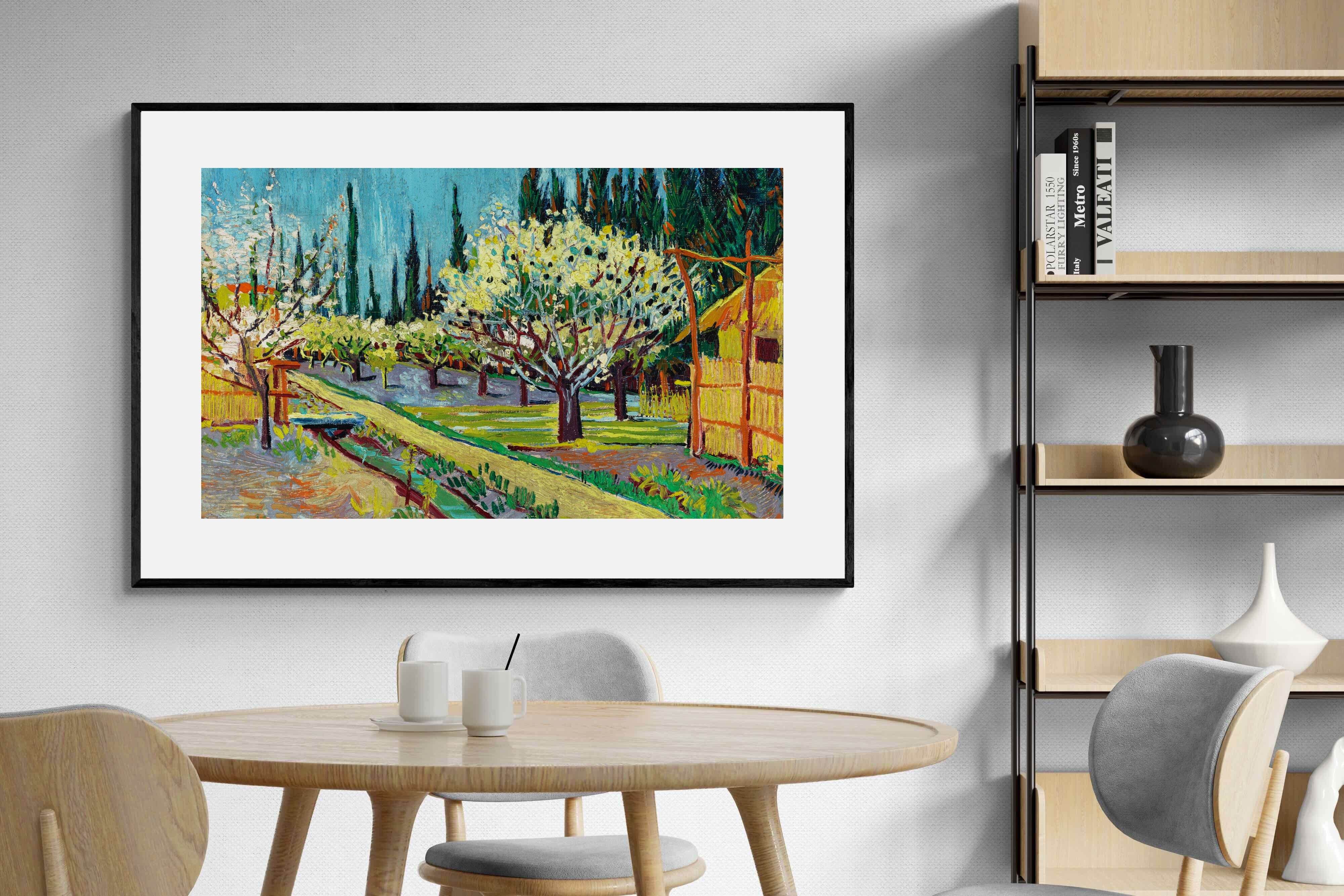 Pixalot ® Orchard Bordered by Cypresses