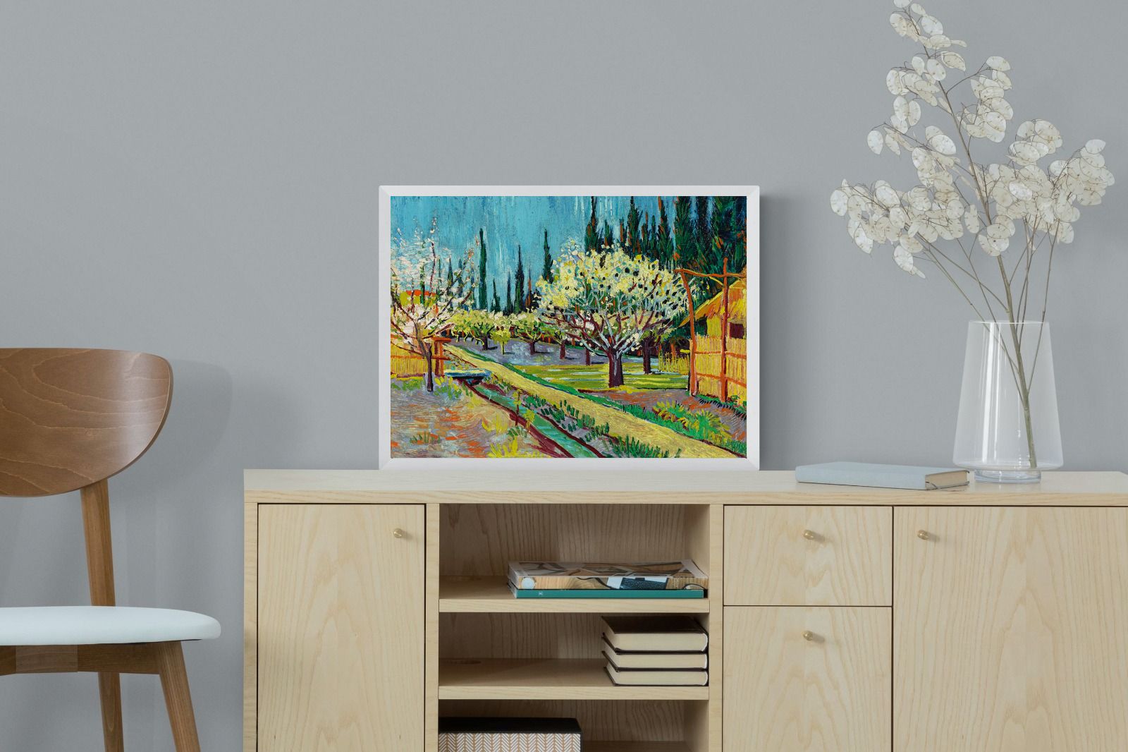 Pixalot ® Orchard Bordered by Cypresses