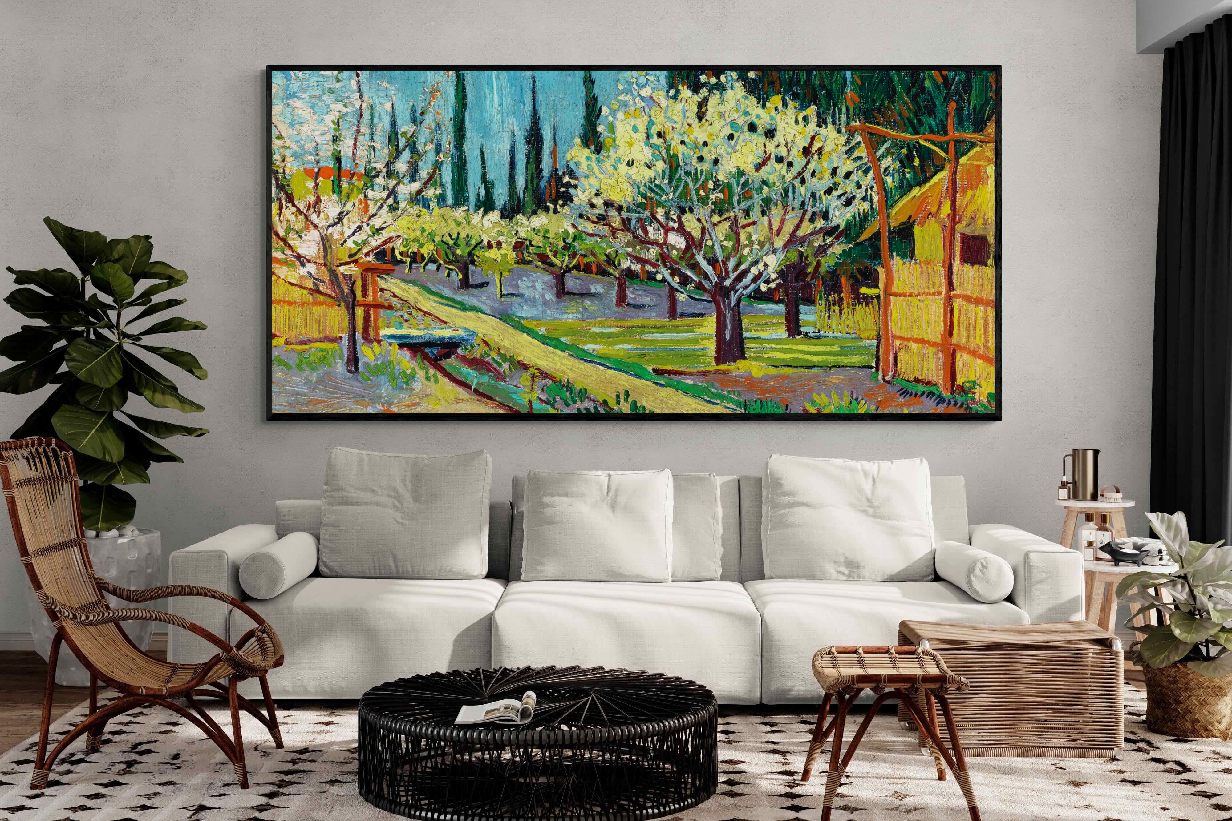 Pixalot ® Orchard Bordered by Cypresses